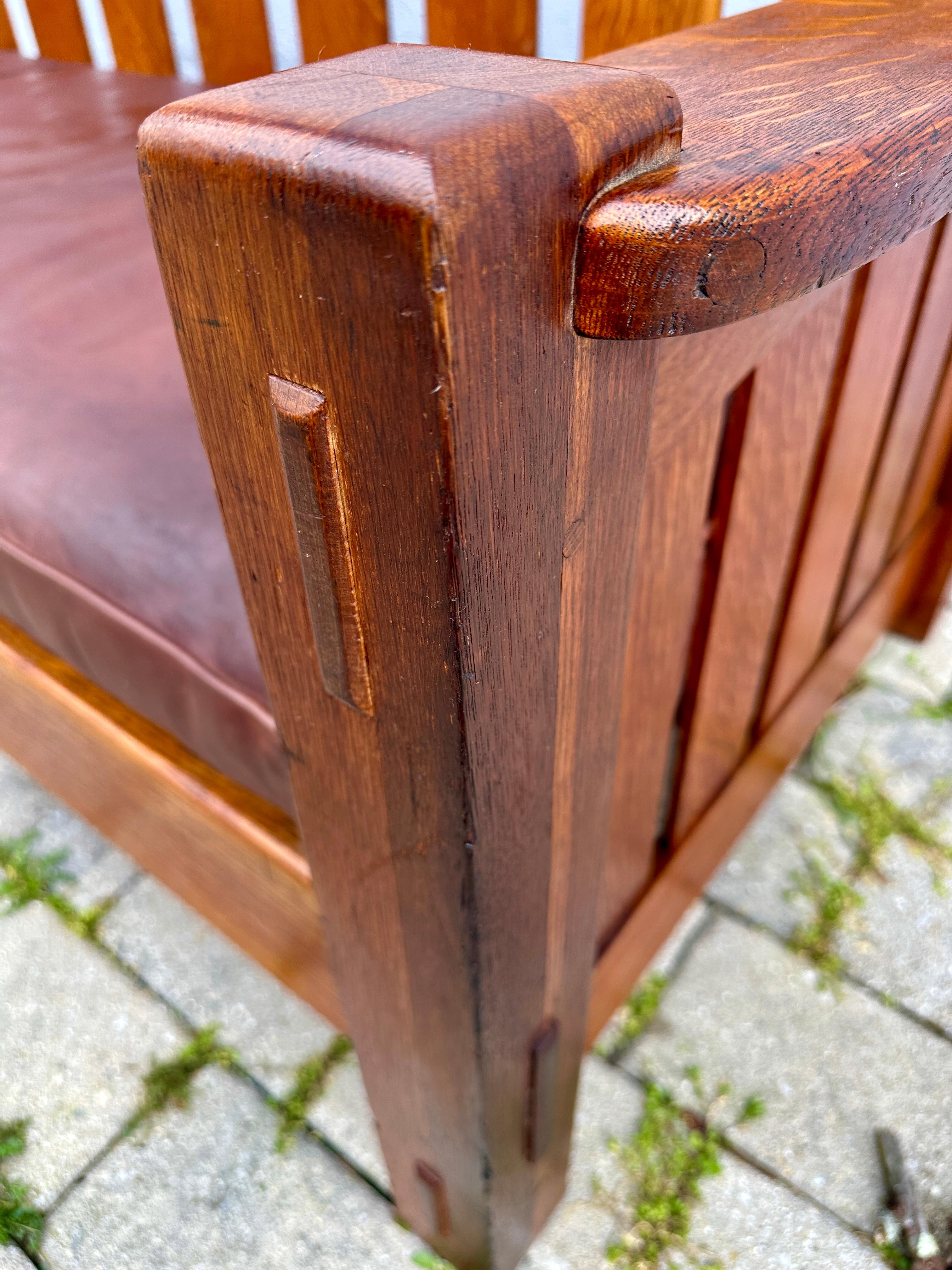 SUPERBO ANTIQUOTA Charles Limbert - Epoca Charles Stickley - W7060 in vendita 8