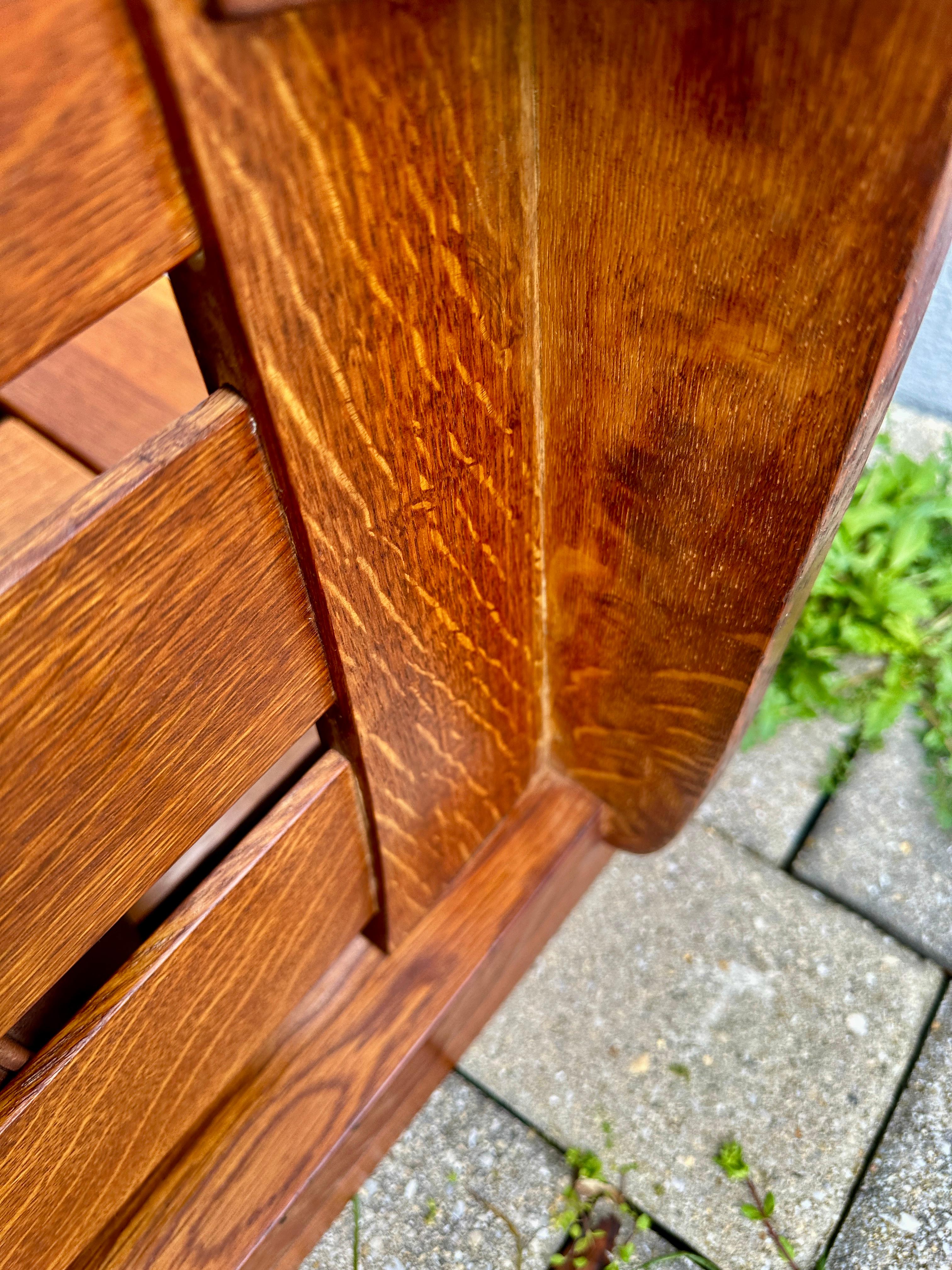 SUPERBO ANTIQUOTA Charles Limbert - Epoca Charles Stickley - W7060 in vendita 2