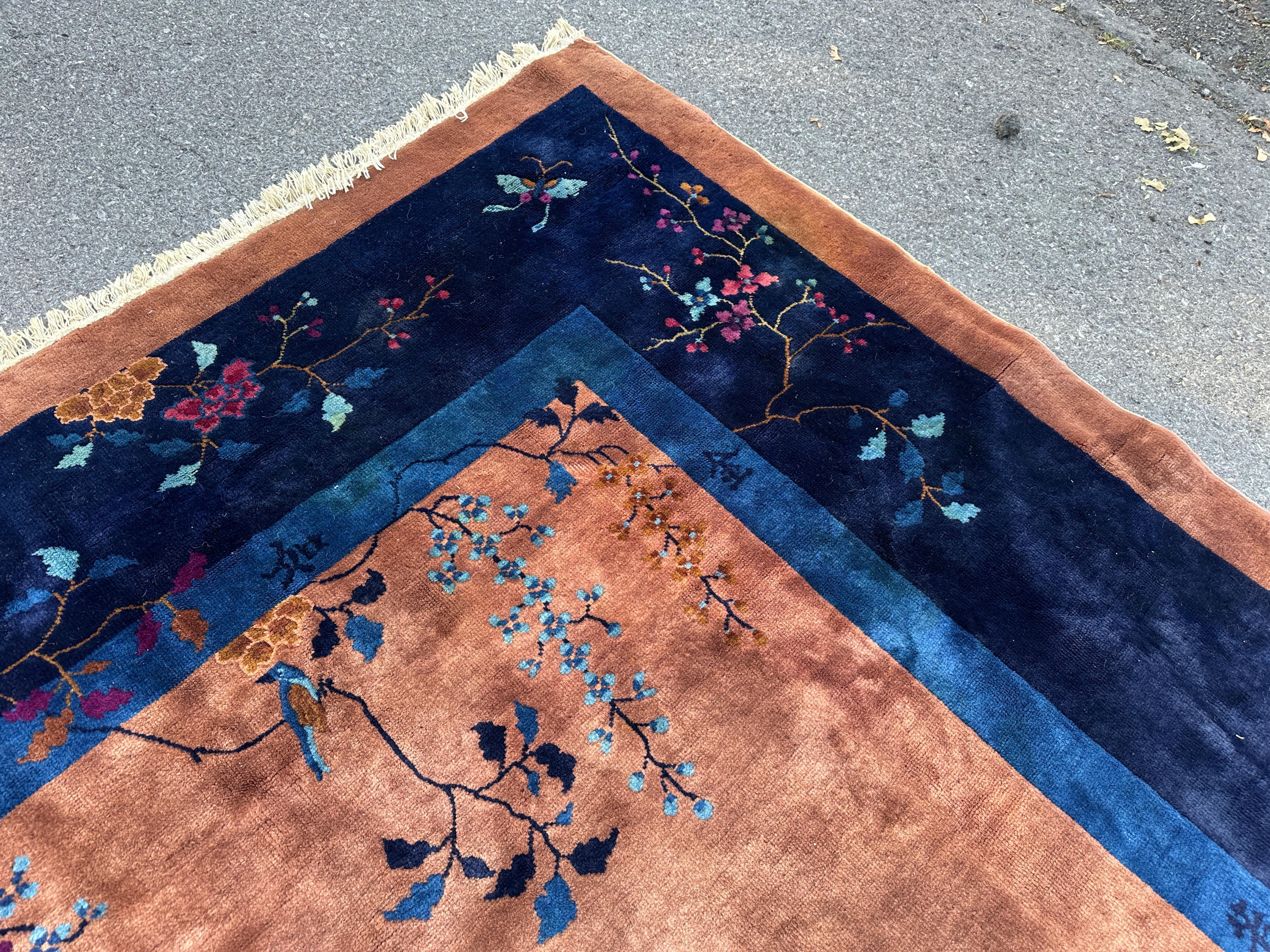 SUPERB Antique Chinese Art Deco Rug circa 1930s    MUST  SELL          MUST SELL For Sale 5