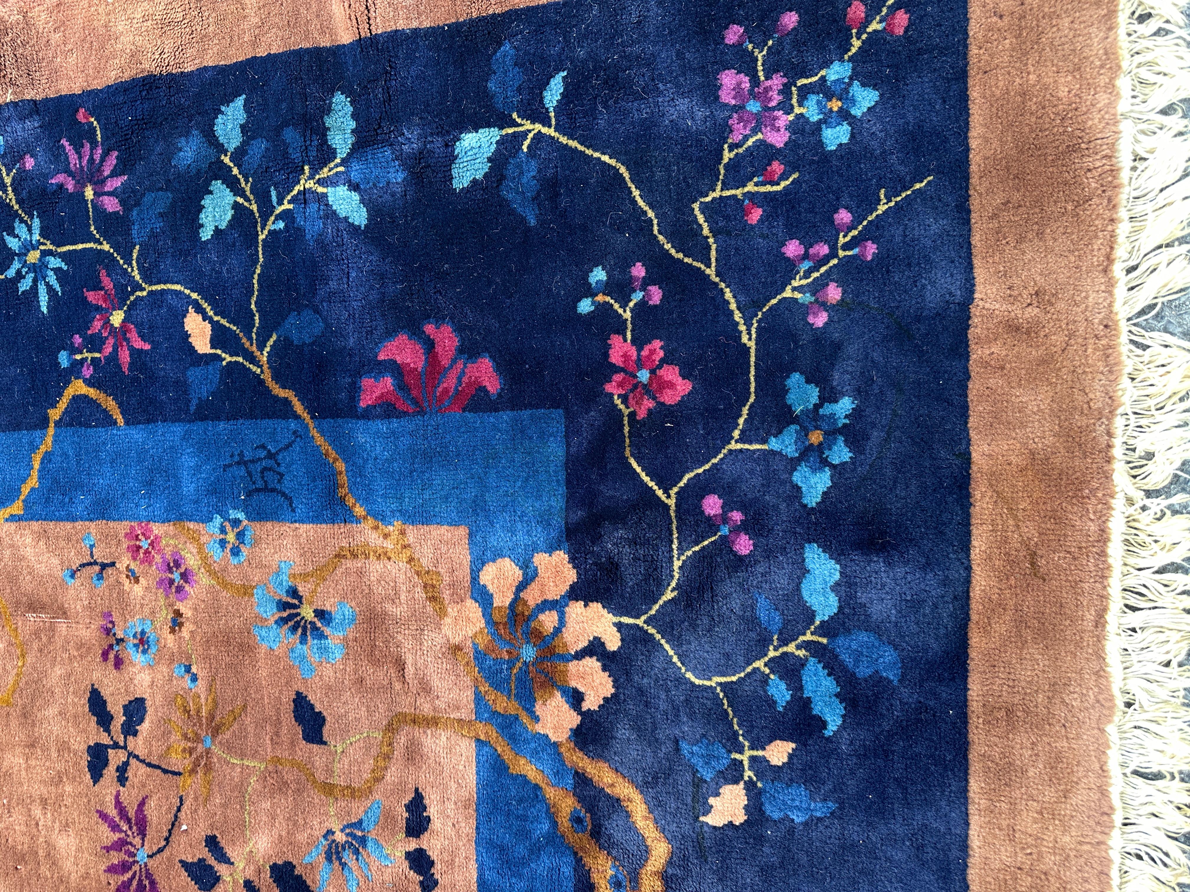 SUPERB Antique Chinese Art Deco Rug circa 1930s    MUST  SELL          MUST SELL For Sale 8