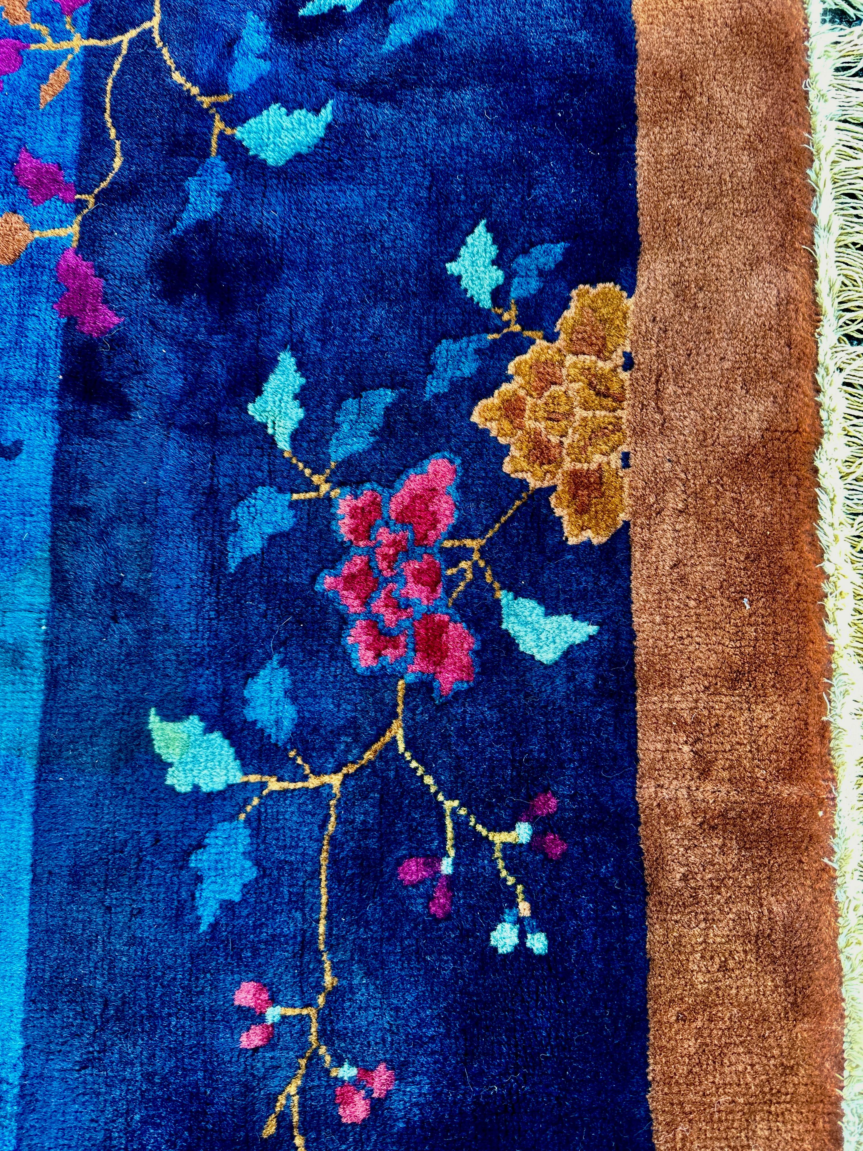 Mid-20th Century SUPERB Antique Chinese Art Deco Rug circa 1930s    MUST  SELL          MUST SELL For Sale