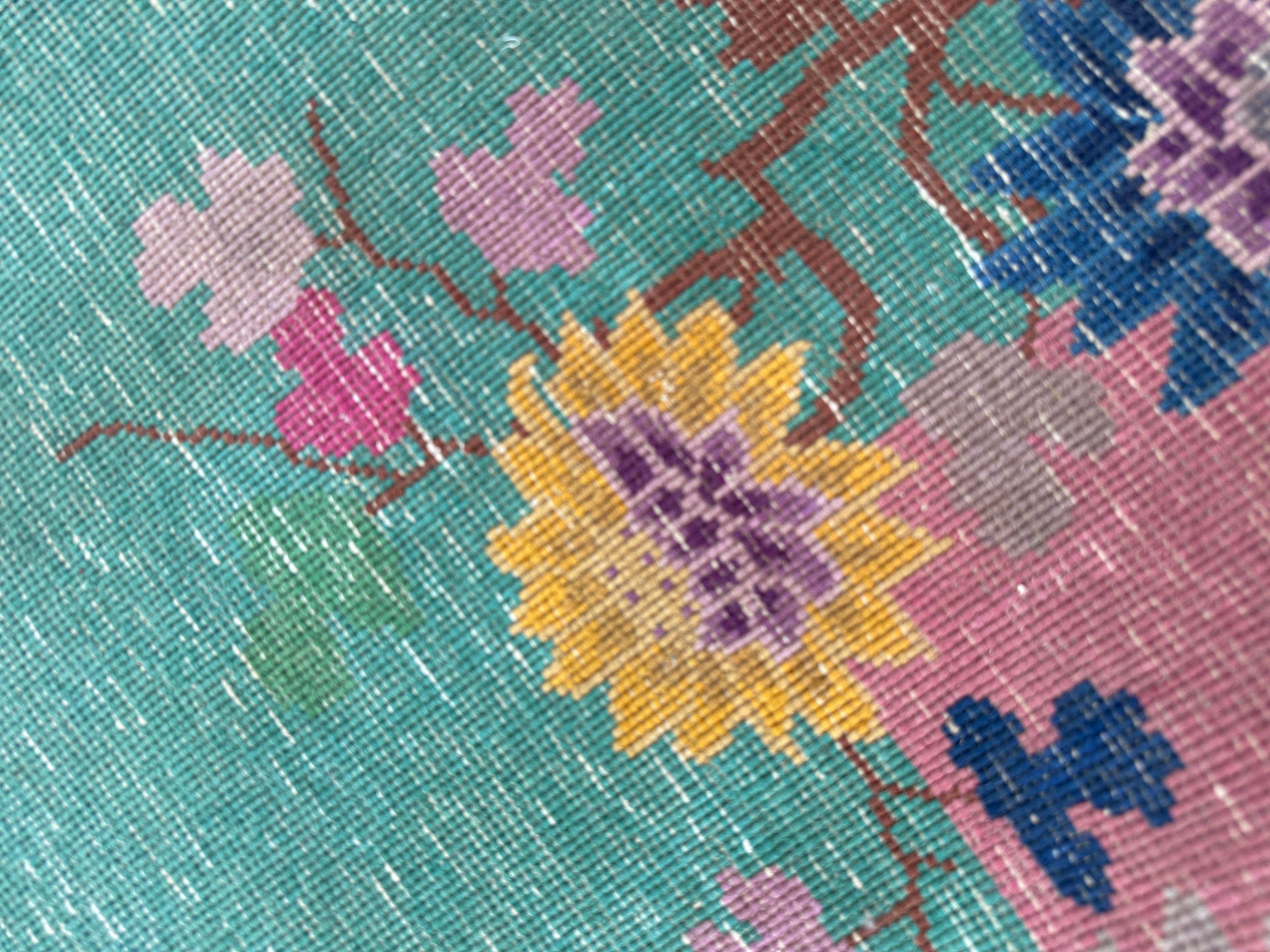 SUPERB Antique Chinese Art Deco Rug circa 1930s - RR4671 7