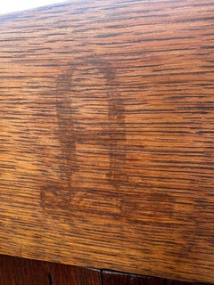 SUPERB Antique circa 1901 Gustav Stickley drop front desk