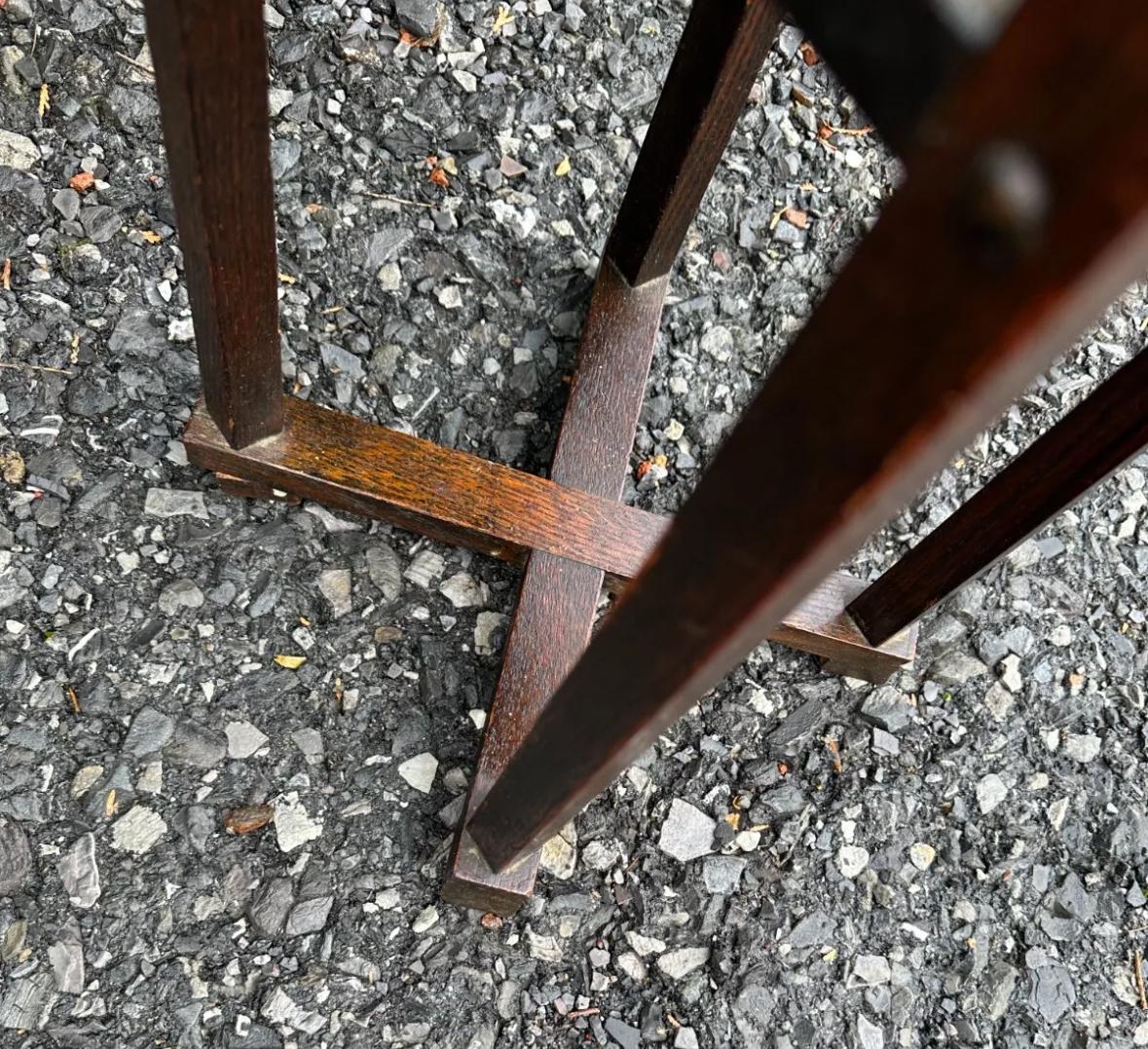 SUPERB Antiker Cushman Arts and Craft Stand, ca. 1910, Stickley Ära - W7764 (Messing)