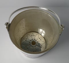 Superb Antique English Ice Bucket or Pail by Atkin Brothers, circa 1910