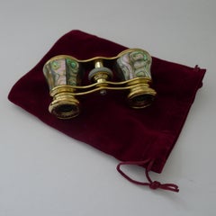 Superb Antique French Opera Glasses Signed Chevalier, Paris c.1900