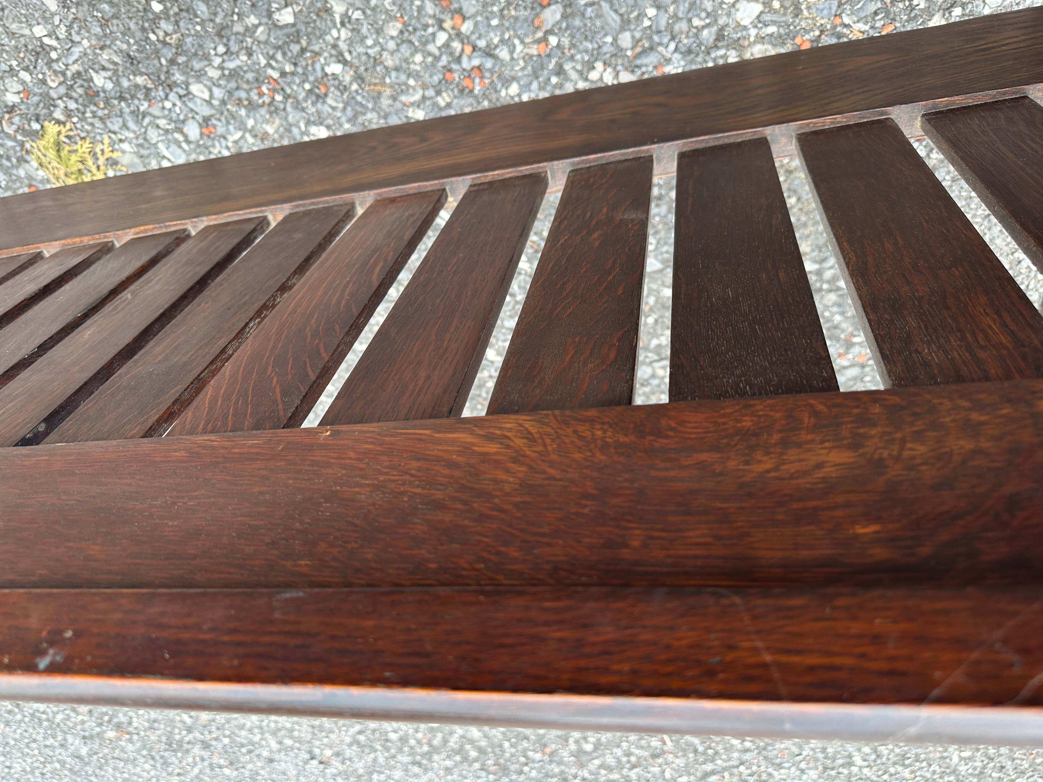 SUPERB Antike   GUSTAV STICKLEY   Armlehne um 1909 - W7539 SALE  VERKAUF im Angebot 8