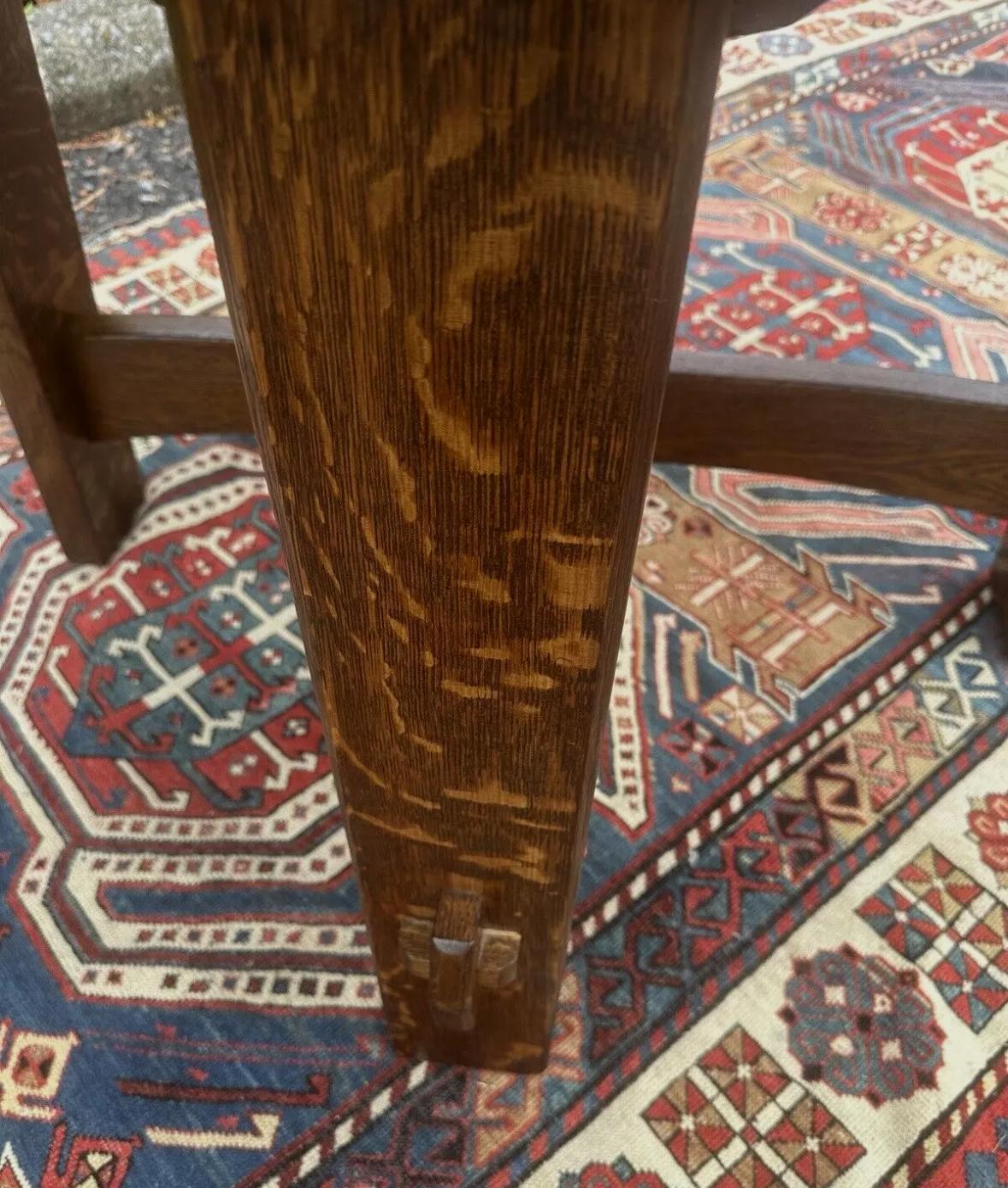 SUPERBE Table ancienne Gustav Stickley circa 1907 - W7021               MUST  VENDRE en vente 7