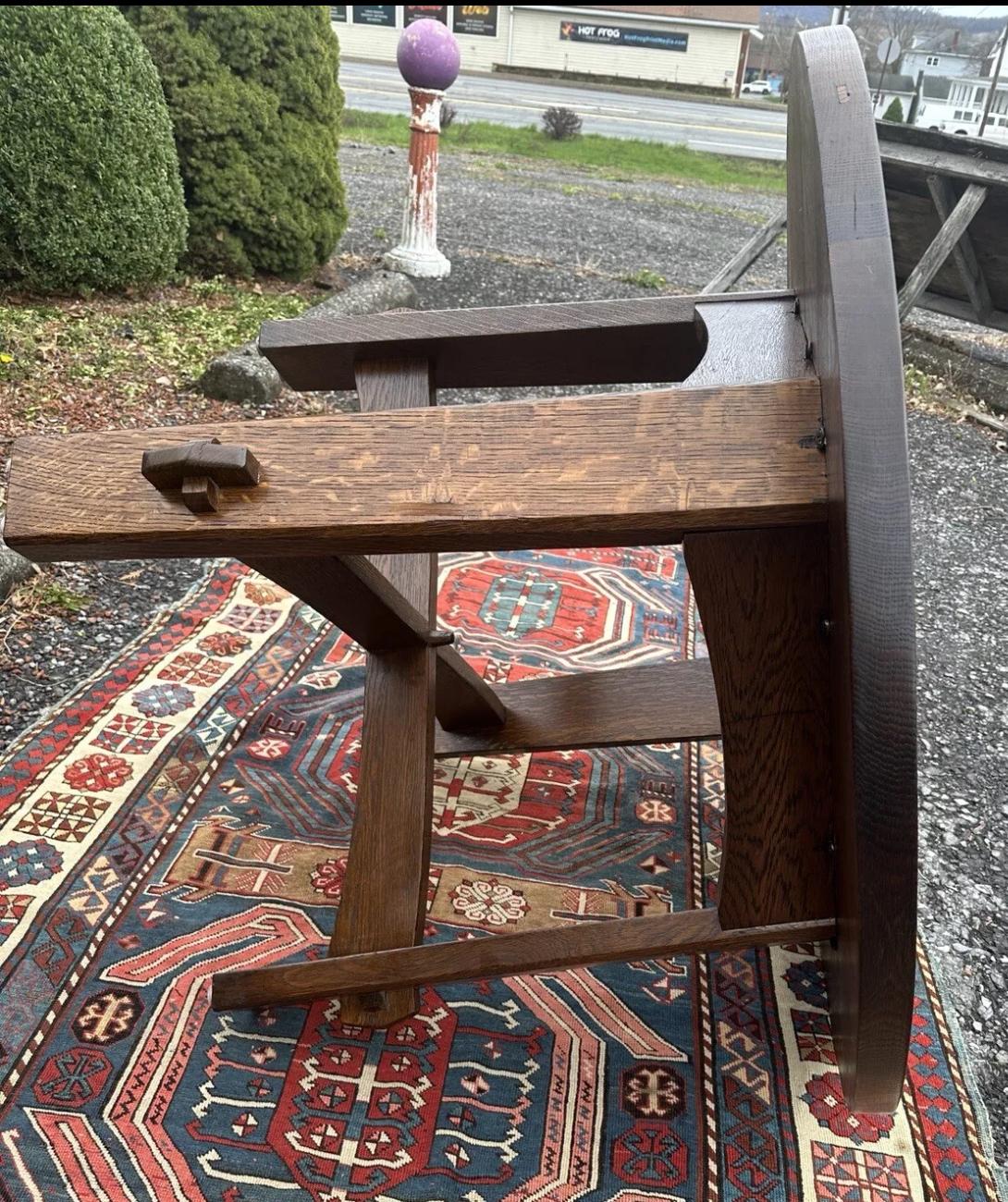 SUPERBE Table ancienne Gustav Stickley circa 1907 - W7021               MUST  VENDRE en vente 12