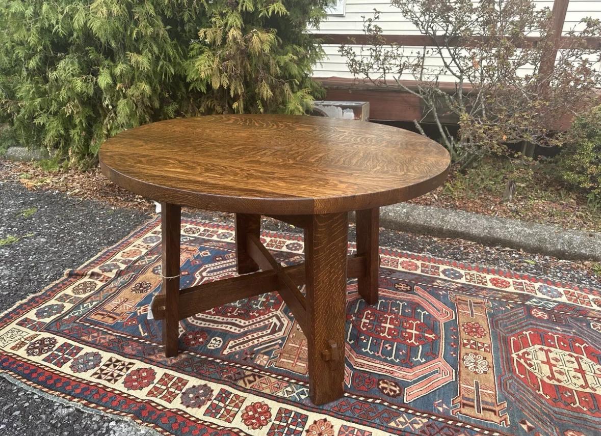 Américain SUPERBE Table ancienne Gustav Stickley circa 1907 - W7021               MUST  VENDRE en vente