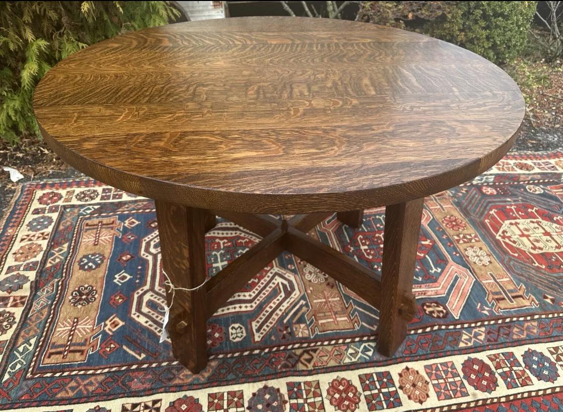 Début du 20ème siècle SUPERBE Table ancienne Gustav Stickley circa 1907 - W7021               MUST  VENDRE en vente