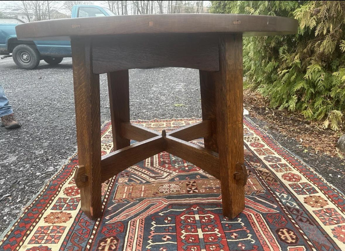 Chêne SUPERBE Table ancienne Gustav Stickley circa 1907 - W7021               MUST  VENDRE en vente