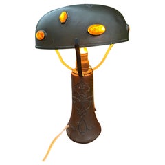 SUPERB Antique HEINTZ Table Lamp - Stickley Era - W7696