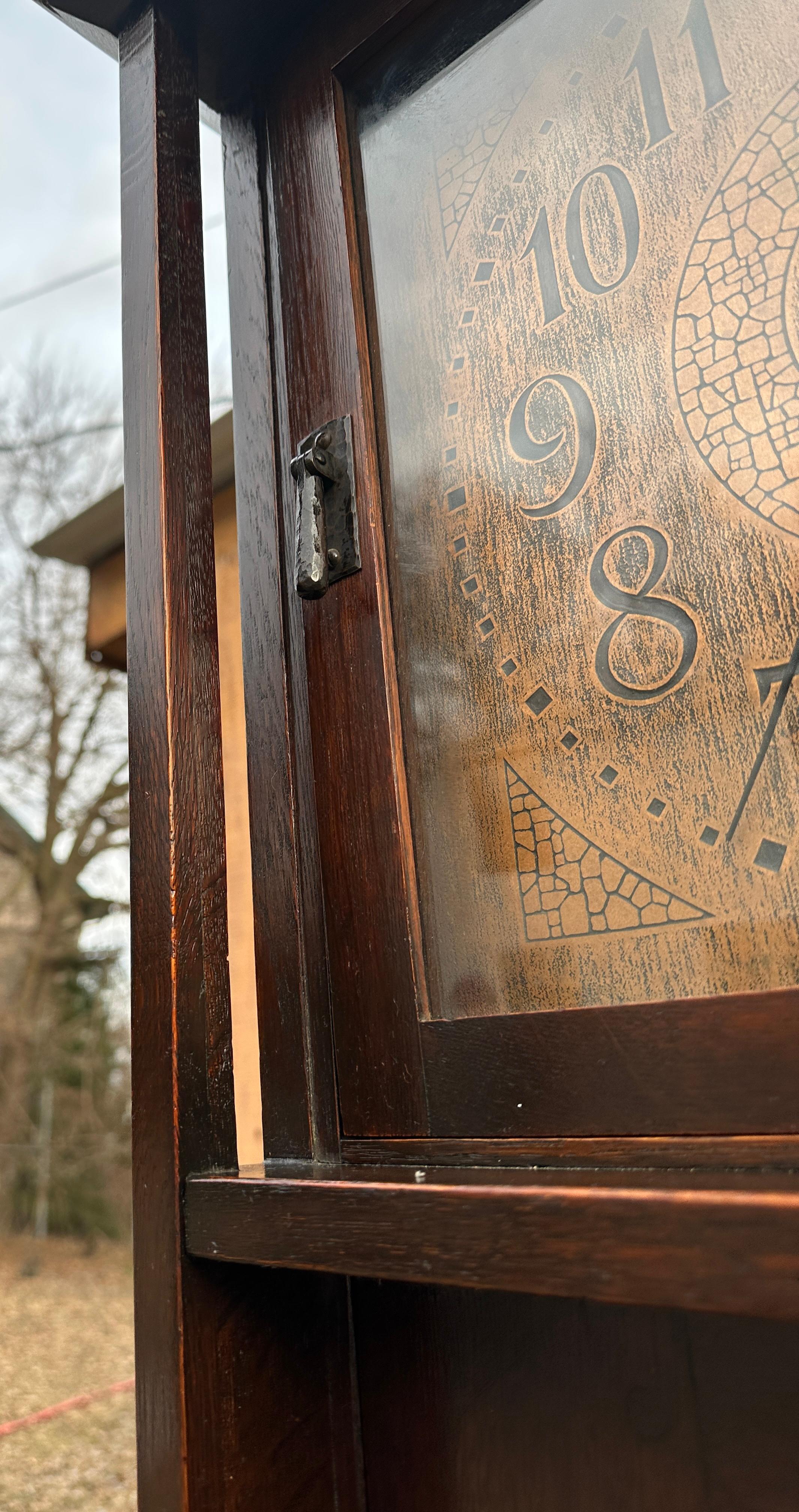 SUPERB Antique L&JG Stickley G. F. Clock in Excellent Condition.     MUST   SELL For Sale 6