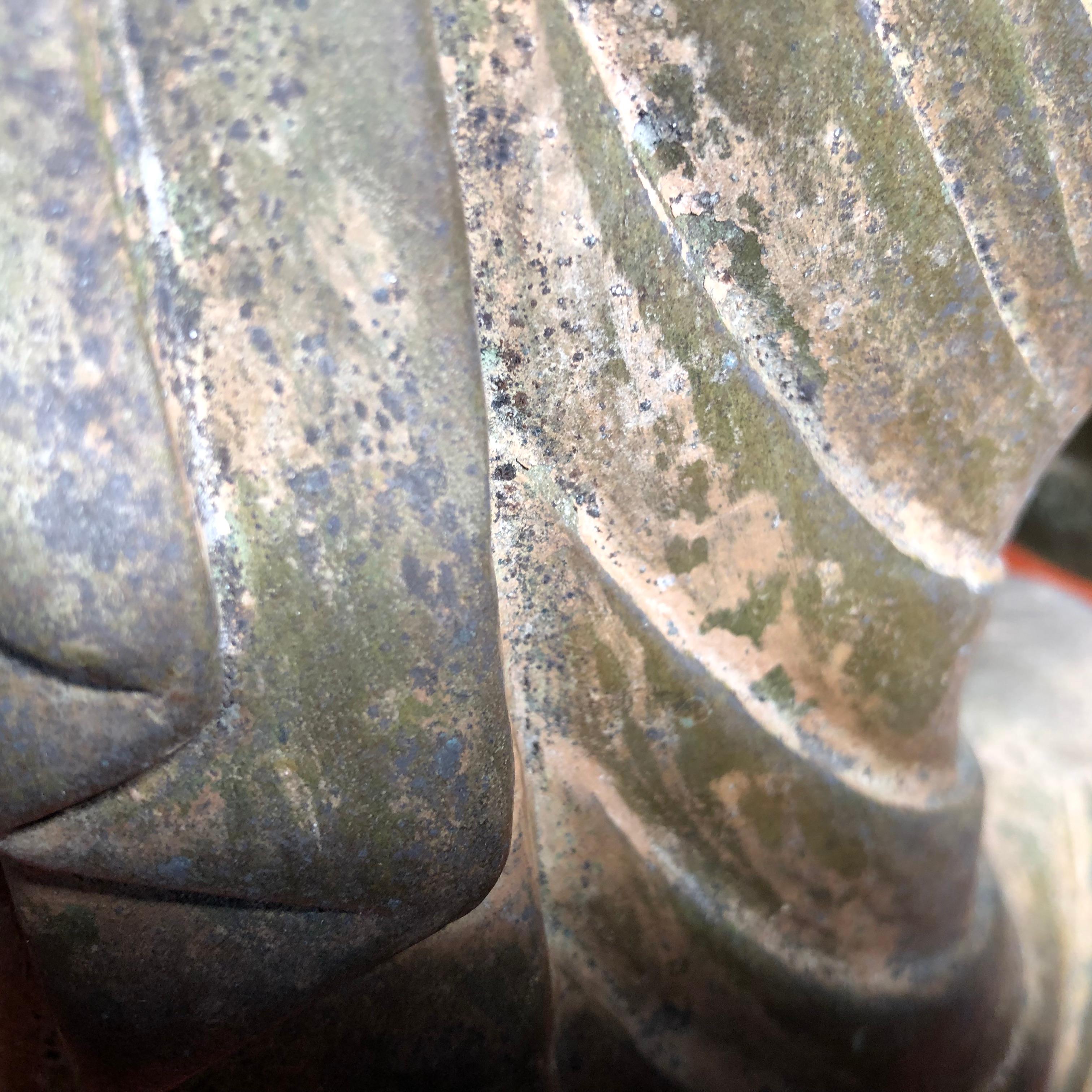 Superb Antique Lotus Protection Buddha, Hand Cast Bronze, 19th Century 7