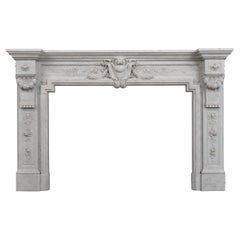 Superb Antique Louis XVI Fireplace Mantel