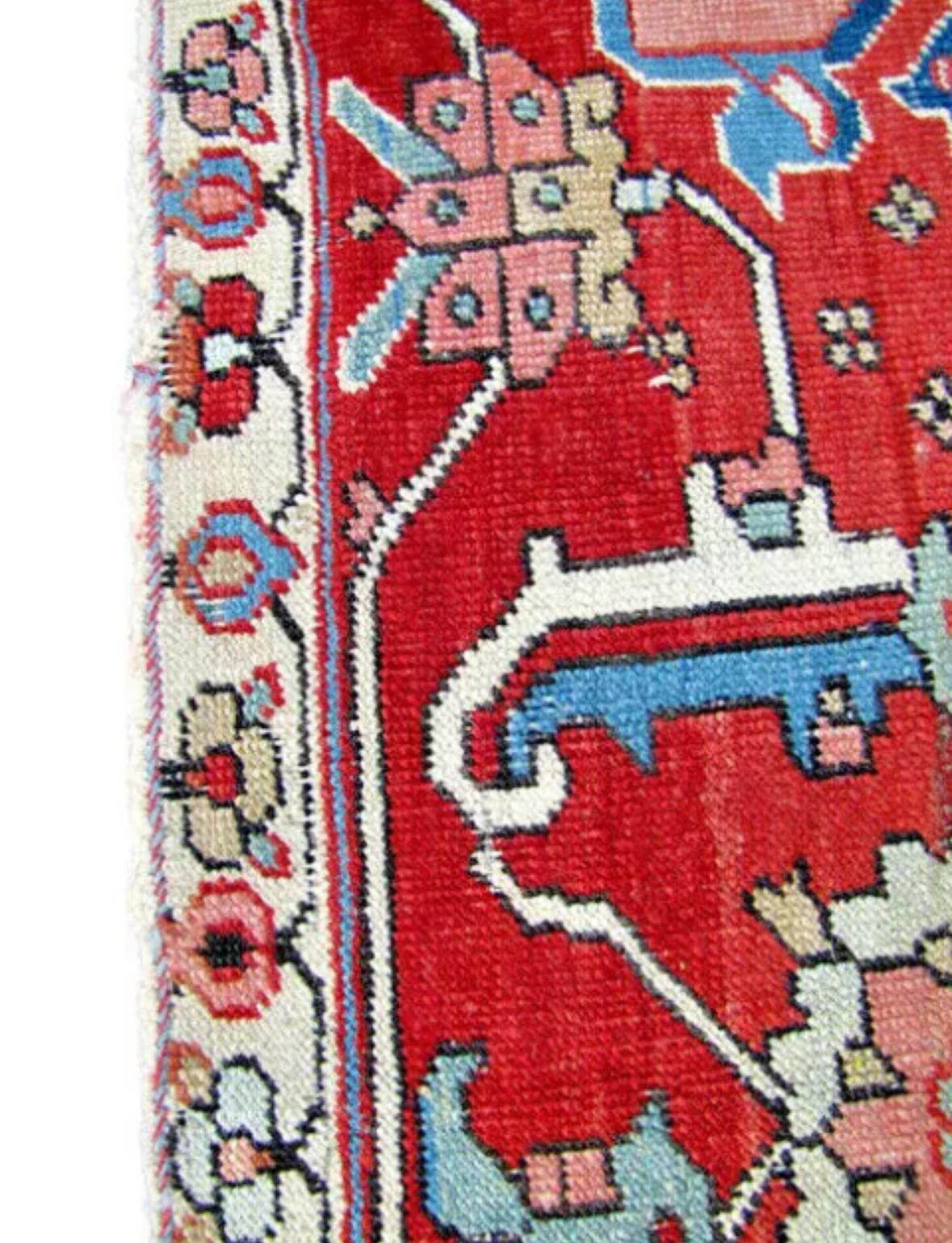 Hervorragender antiker übergroßer PERSIAN Serapi Orientteppich in Übergröße - 9'7'' x 14'11