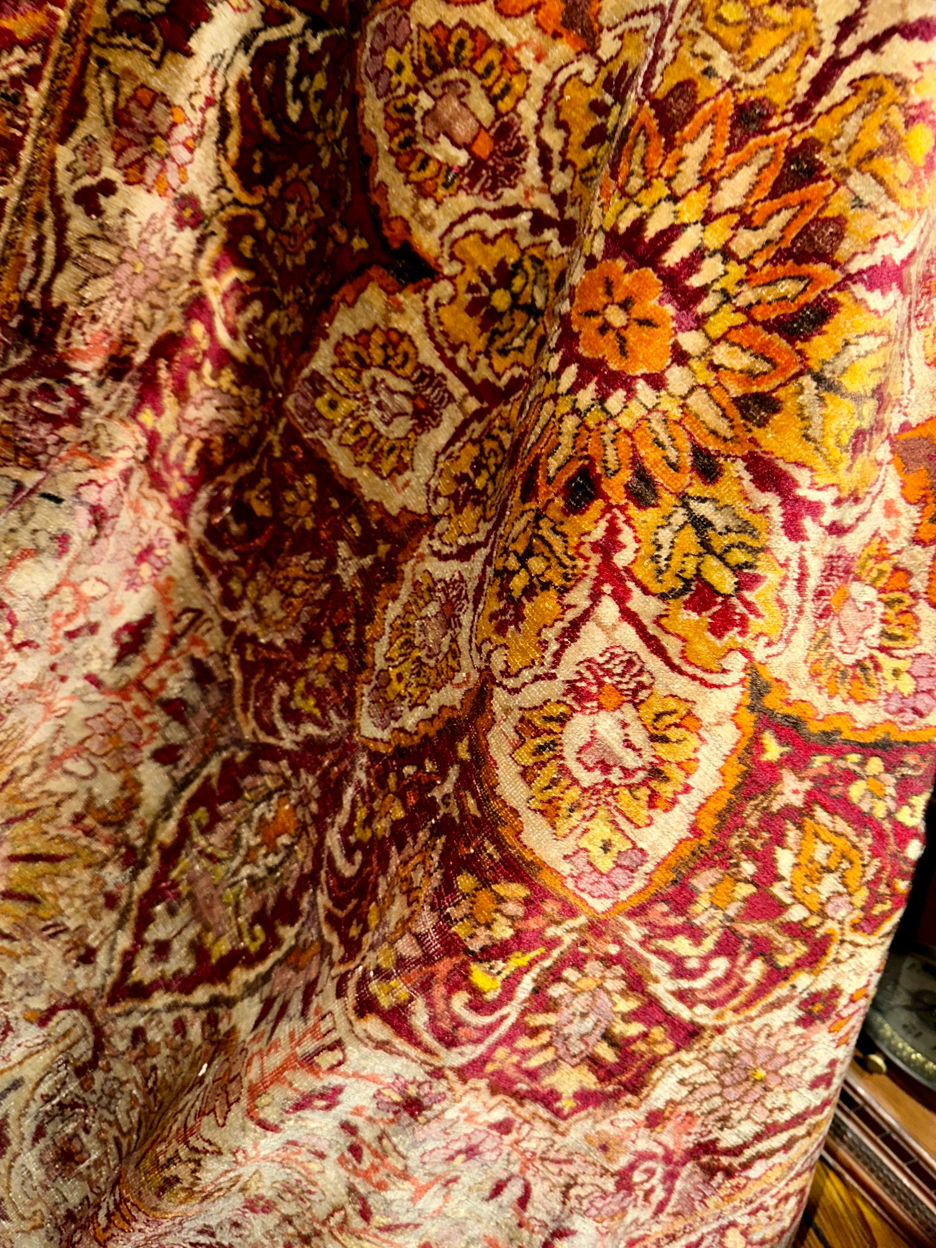 SUPERB Antique Persian Oriental Rug Yazed (Kerman) -   SALE   20% OFF  MUST SELL For Sale 5