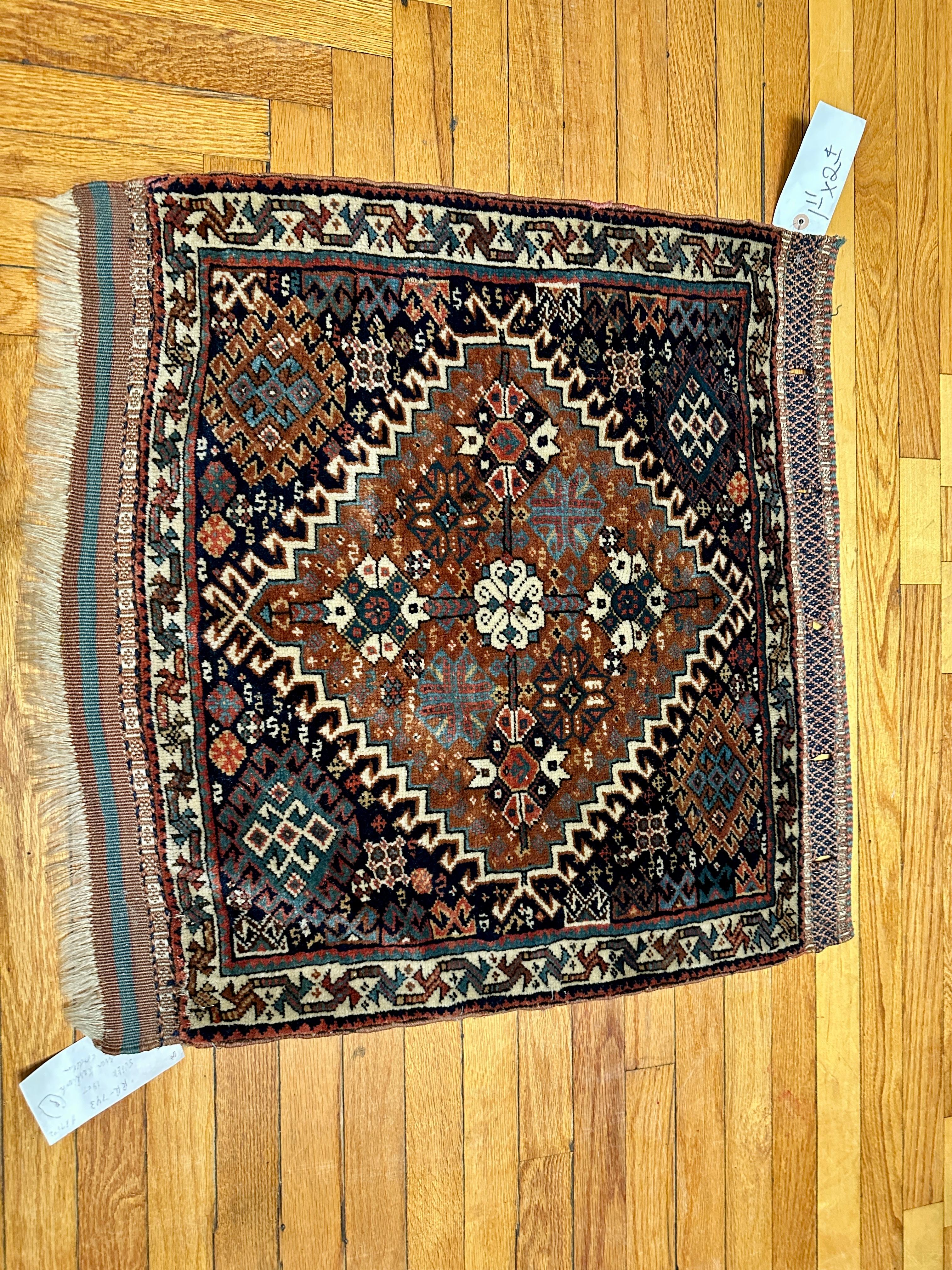 SUPERB Antique Persian Qush Gai Oriental Rug - RR743 GREAT FOR THE GERMAN MARKET For Sale 3
