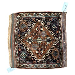 SUPERB Antigua Alfombra Oriental Persa Qush Gai - RR743 EXCELENTE PARA EL MERCADO ALEMÁN