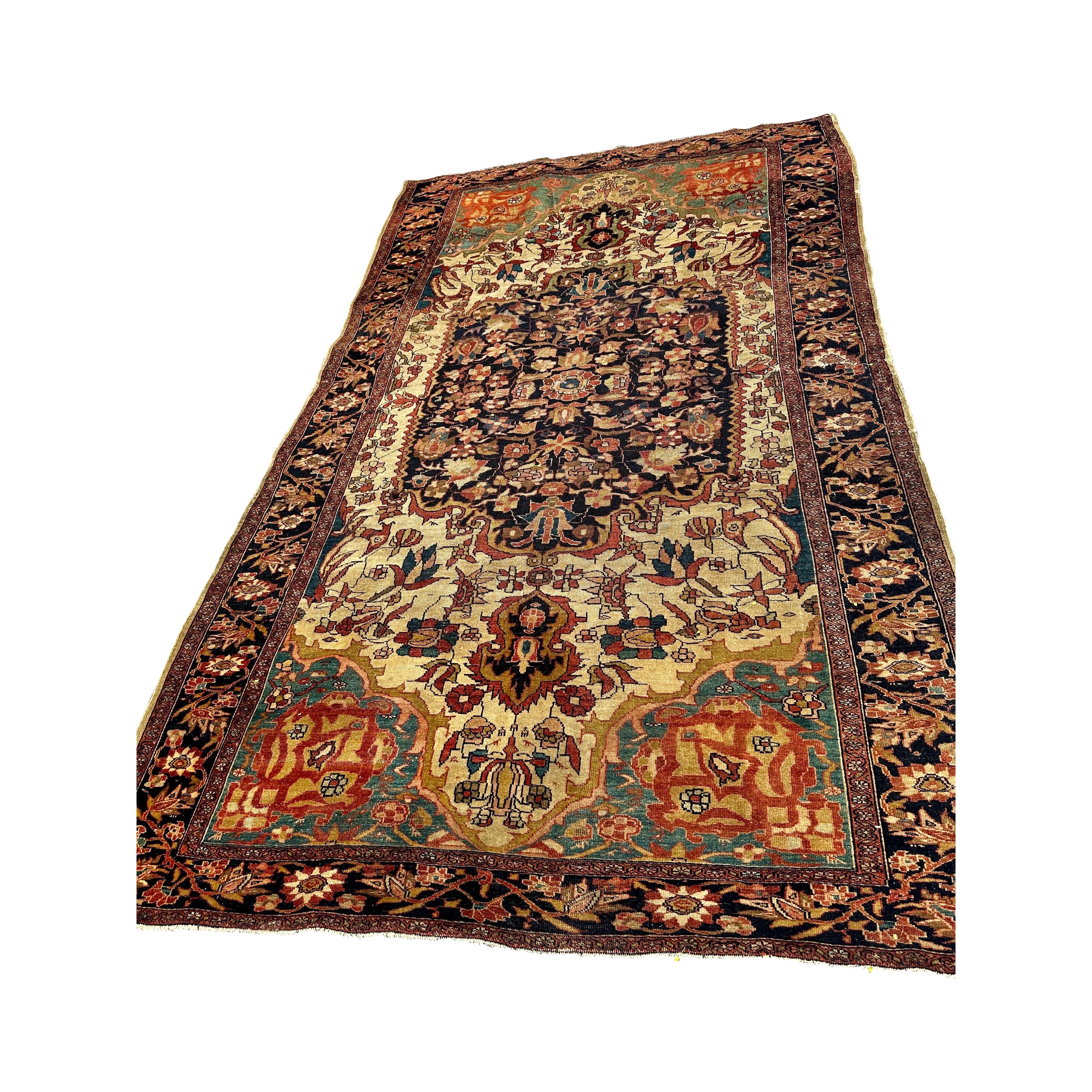 Antique SAROUK RUG RR3657