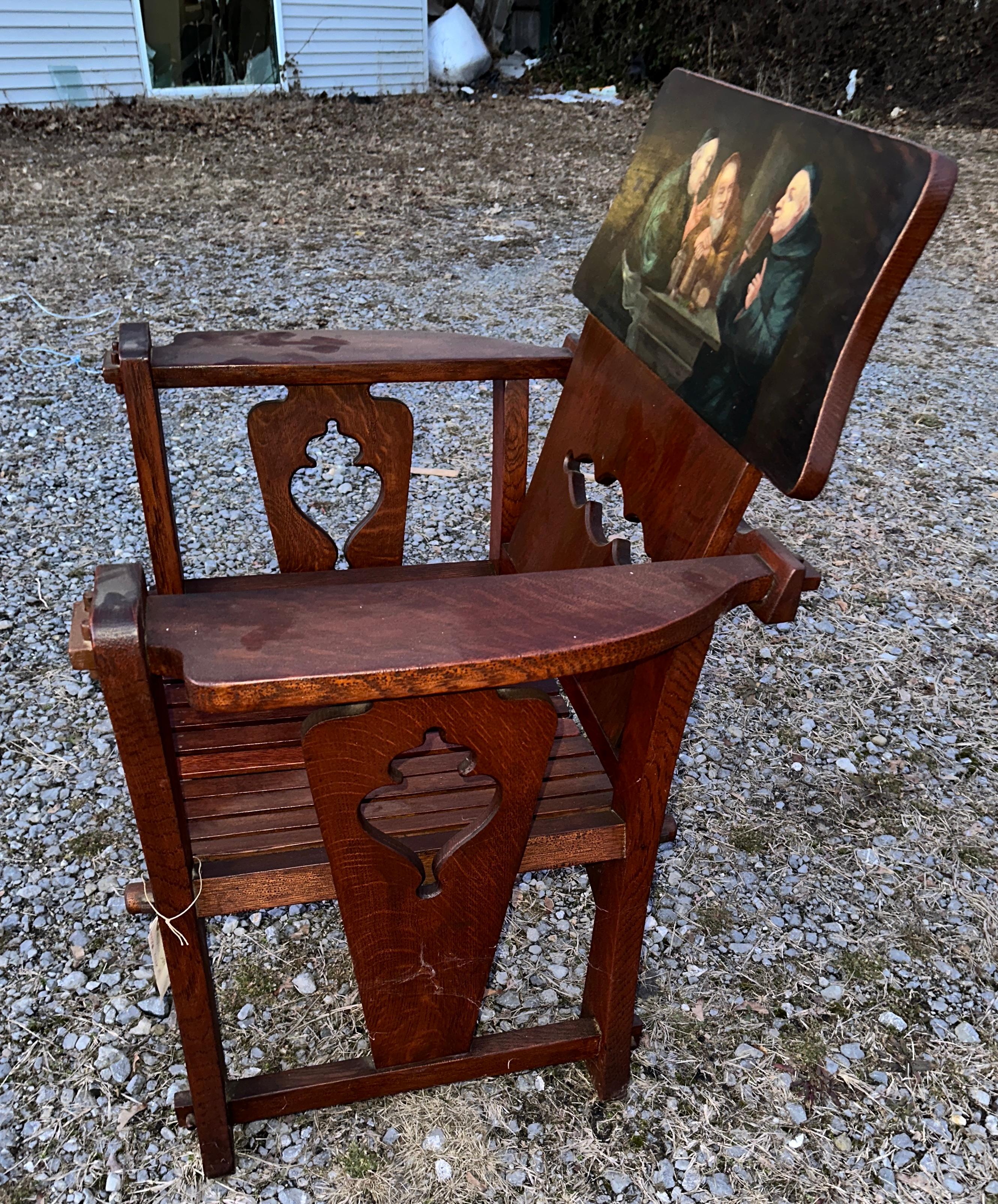 Arts and Crafts Fauteuil ancien 