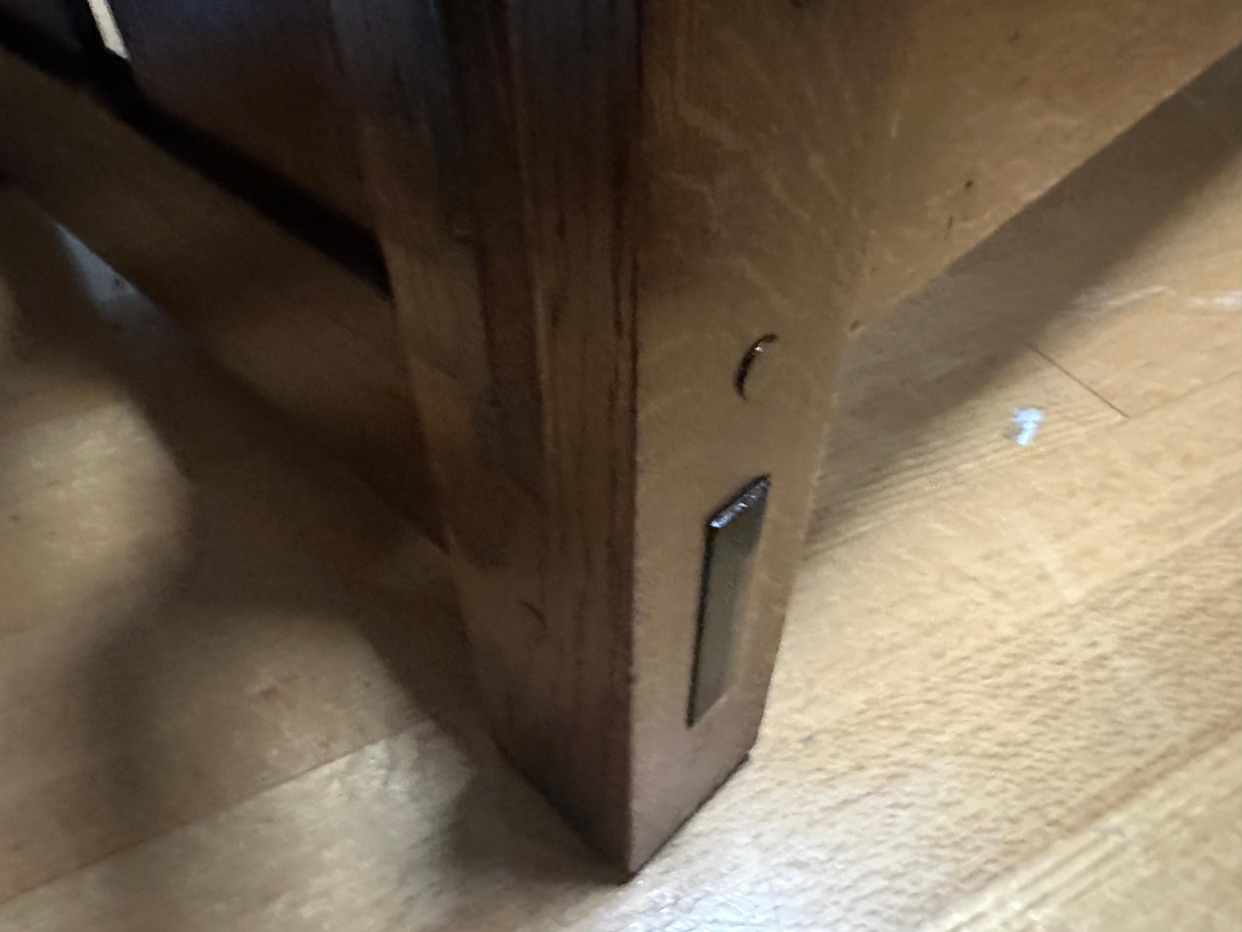 Brass SUPERB Antique Stickley Brothers Serving Table/Small Sideboard - W7314
