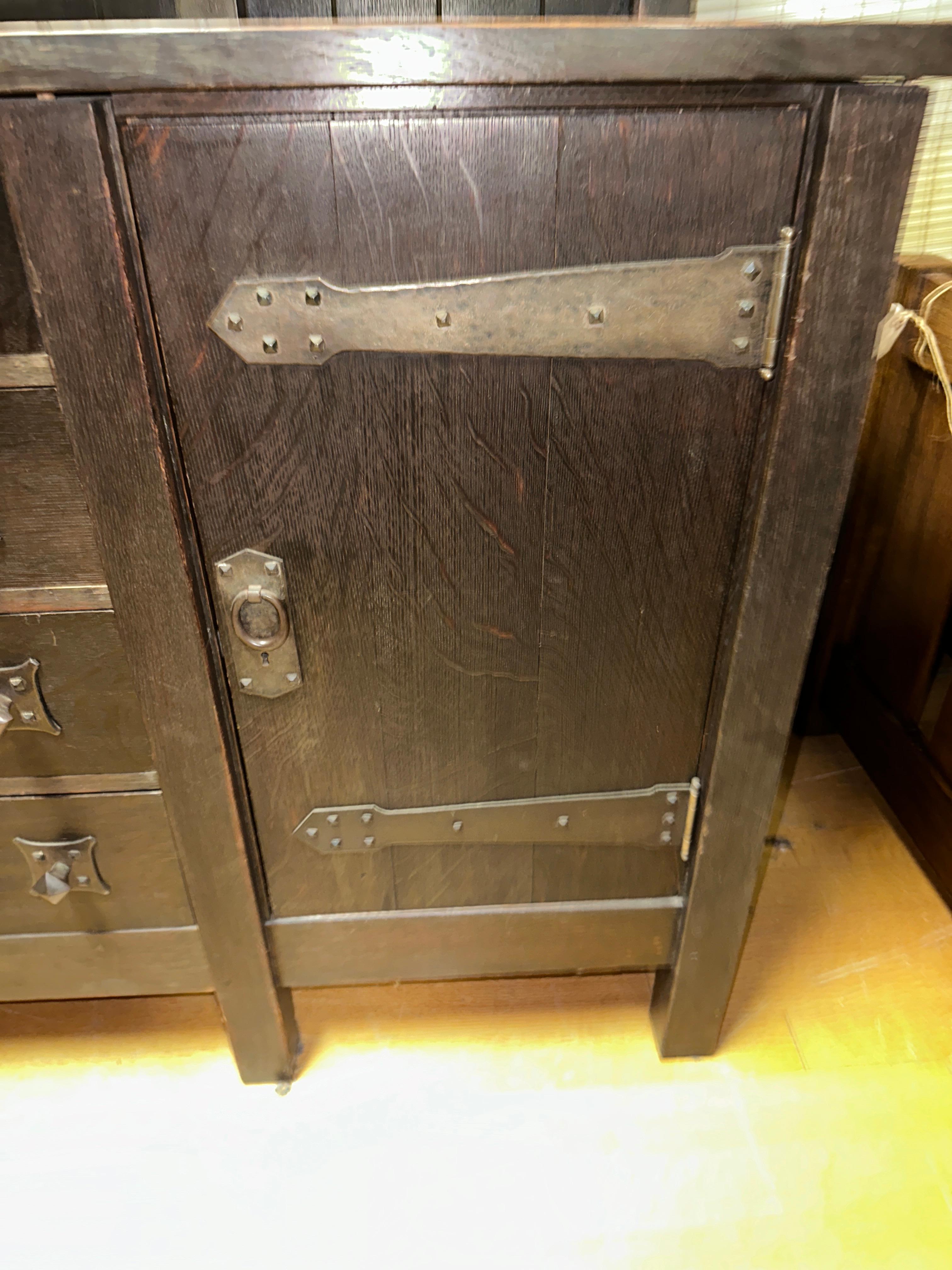 SUPERB Antique Stickley Brothers Serving Table/Small Sideboard - W7314 6