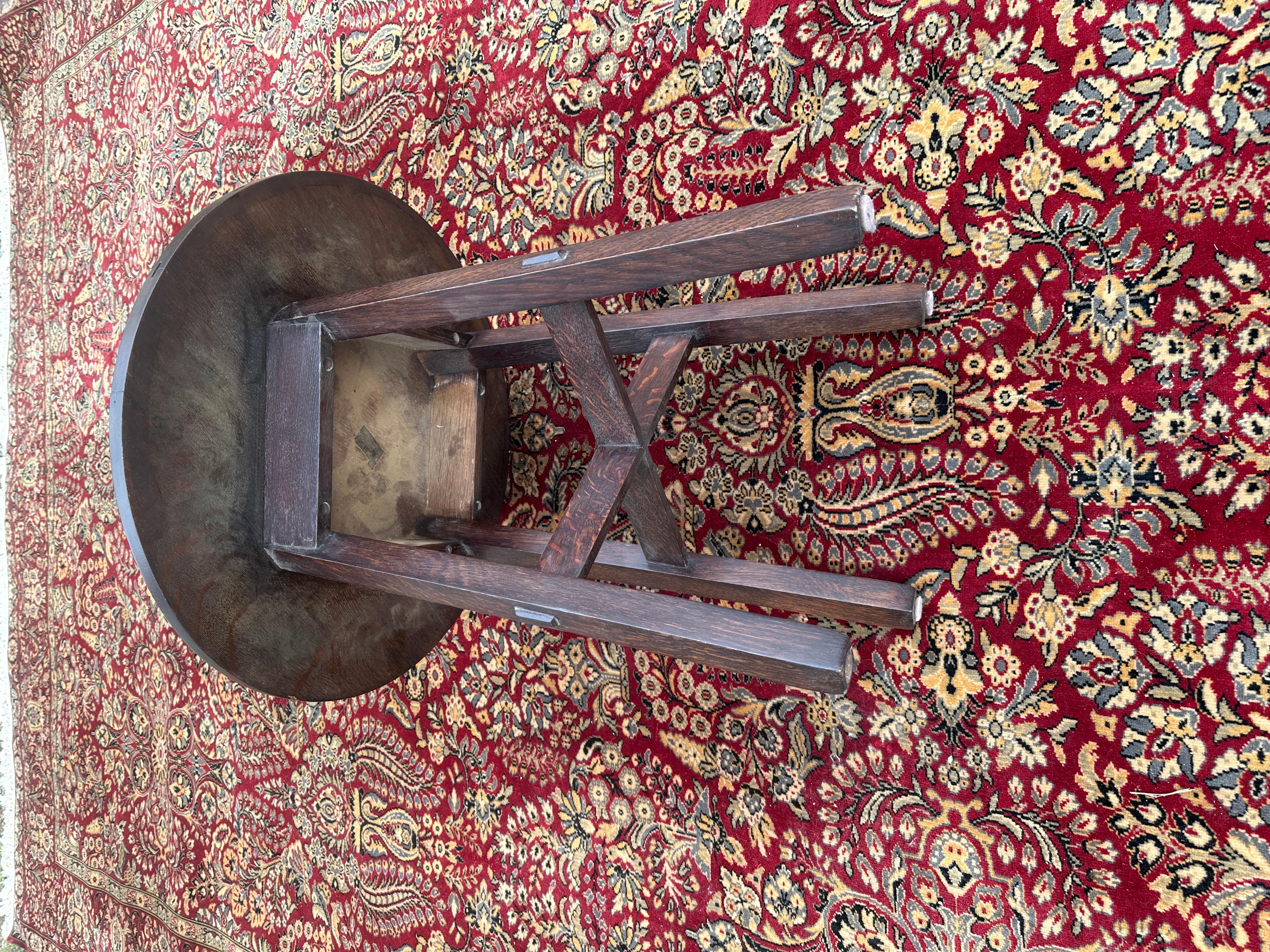 Mesa antigua Stickley Brothers con patas ensanchadas - ¡Firmada! - W8385  EXTRA   OFF en venta 6