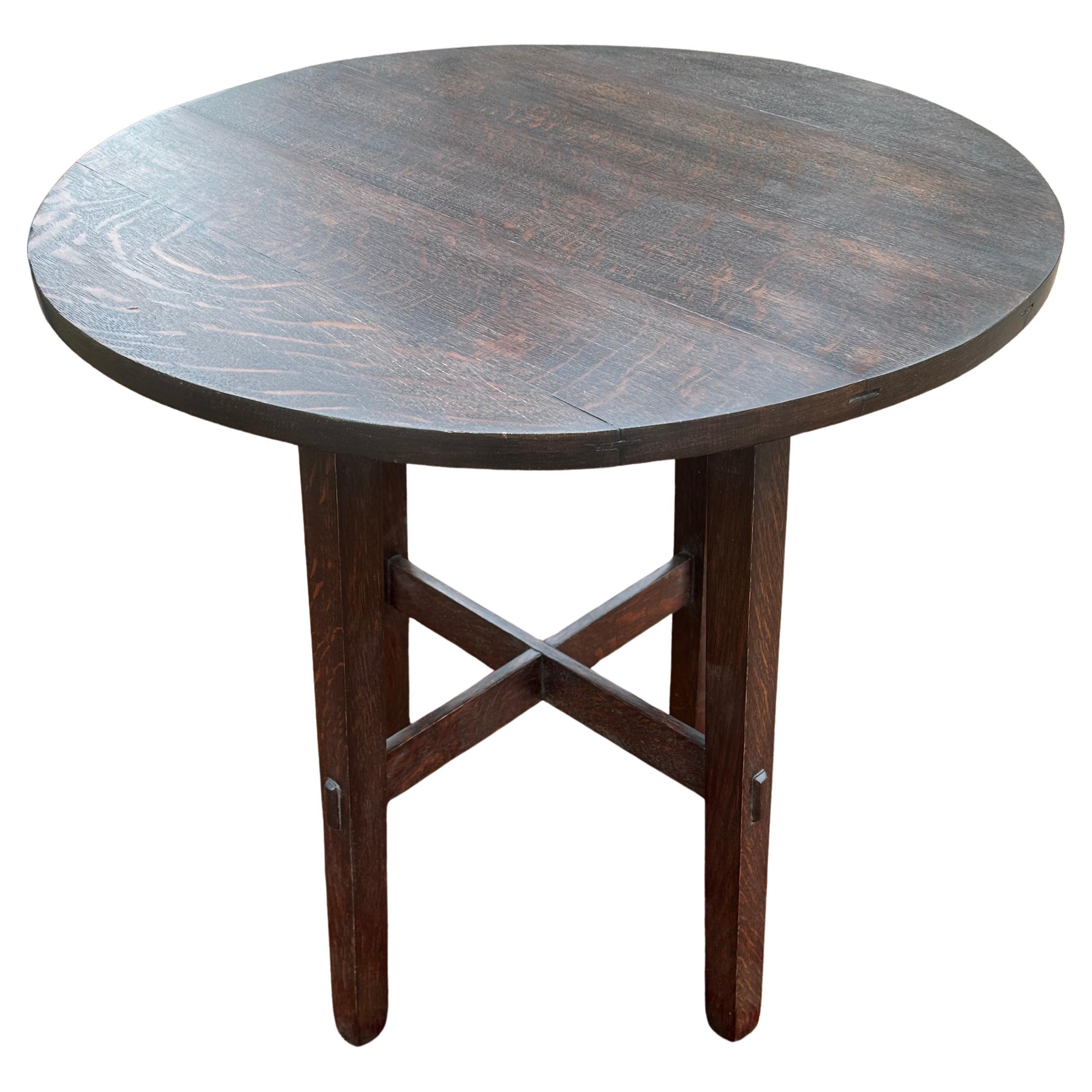 Antique Stickley Brothers Table with Splayed Legs - Signed! - W8385  EXTRA   OFF