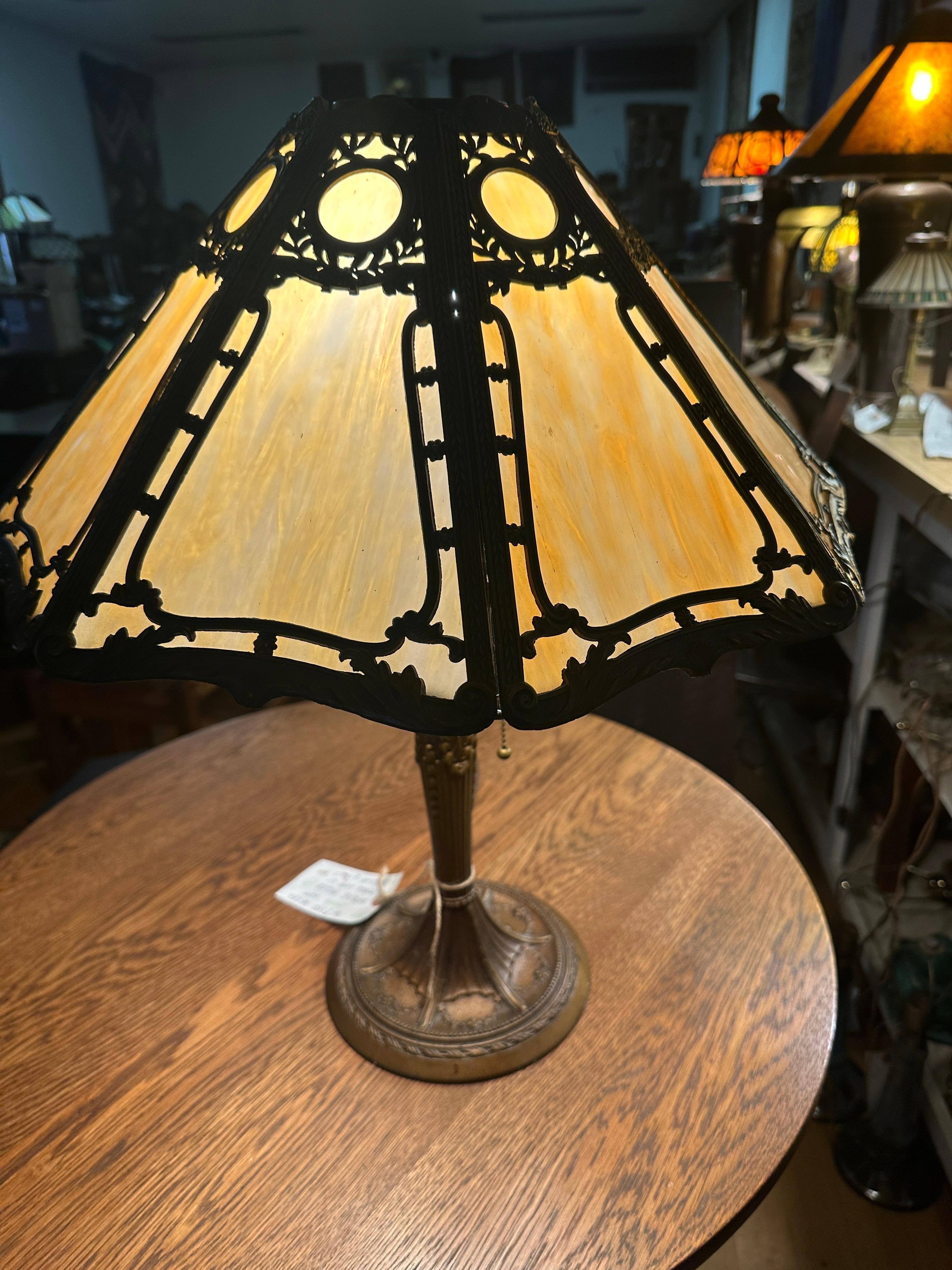 Superb Antique Table Lamp - W8340 For Sale 1