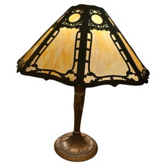 Magnífica Lámpara de Mesa Antigua - W8340