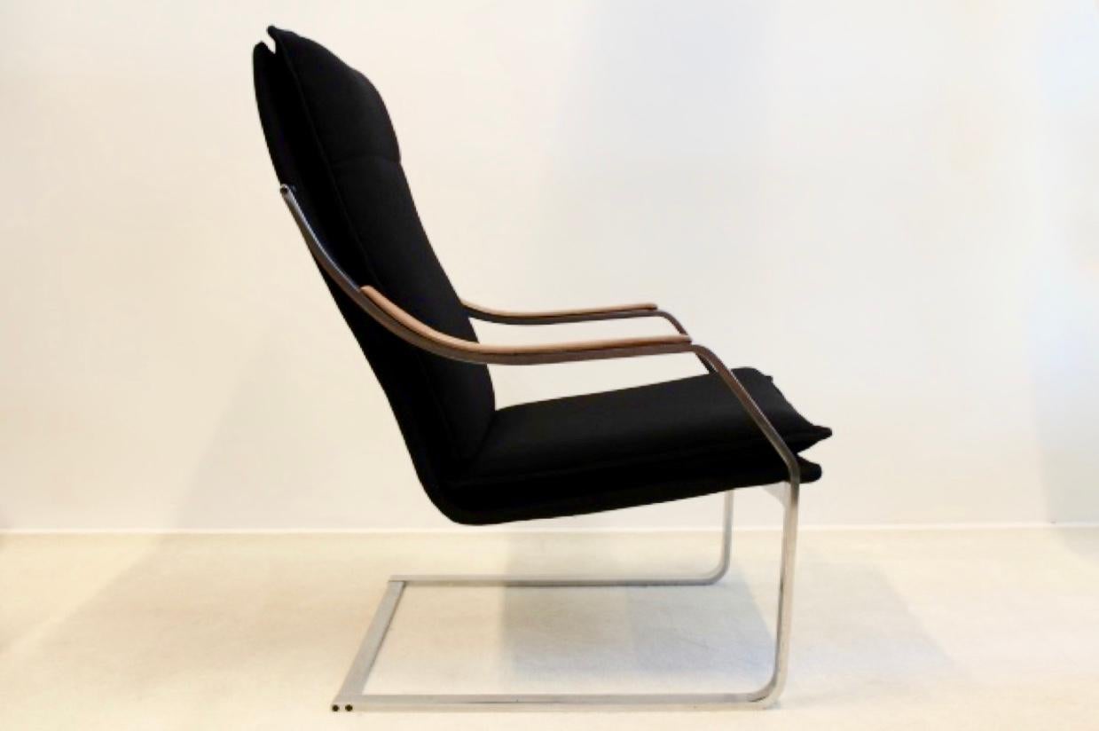 Mid-Century Modern Superb Art Collection Easy Chair for Walter Knoll by Rudolf B Glatzel, 1970s