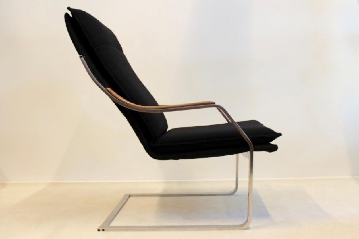 German Superb Art Collection Easy Chair for Walter Knoll by Rudolf B Glatzel, 1970s