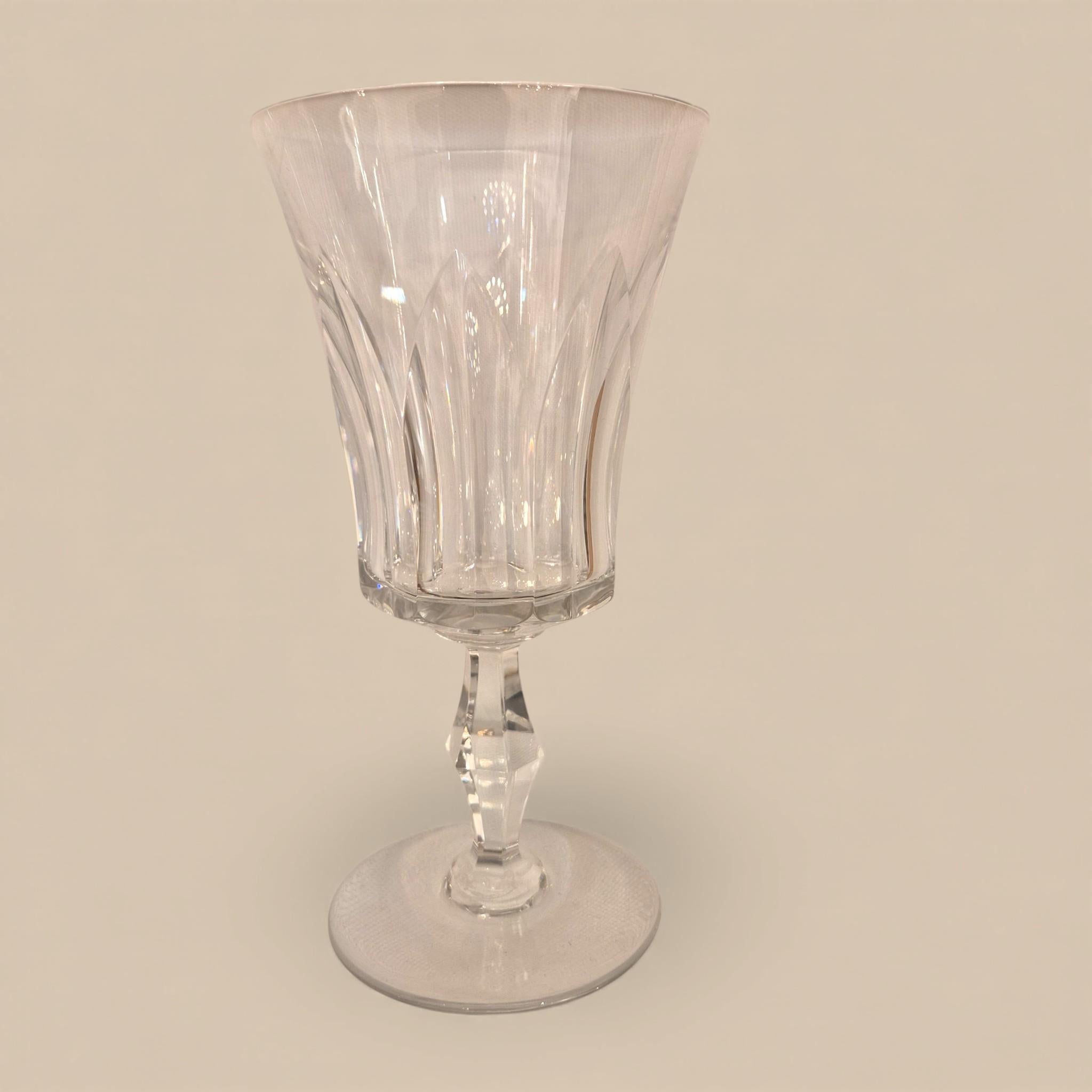 Cristallo Superbo set di cristalli Baccarat - Modello Polignac - Firmato - 42 Pezzi in vendita