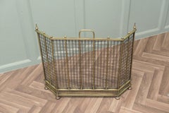 Superb Brass Fire Guard Screen  This is a Fine Quality Screen, it is designed to