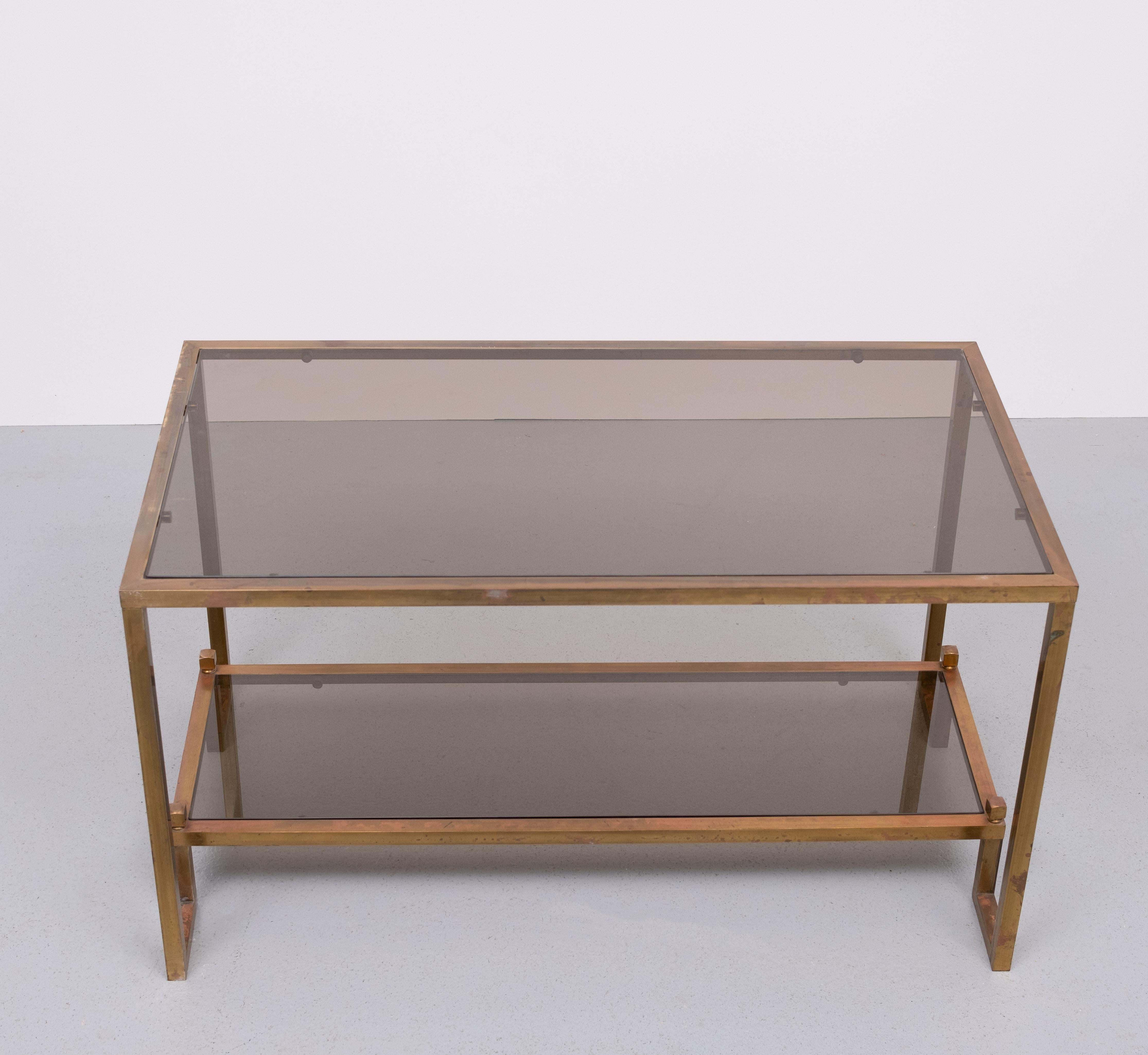 Superb Bronze Coffee table 1960s France For Sale 1