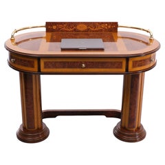 Superb Burl-Wood Ladies Desk, Italy
