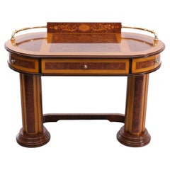 Superb Burl-Wood Ladies Desk, Italy