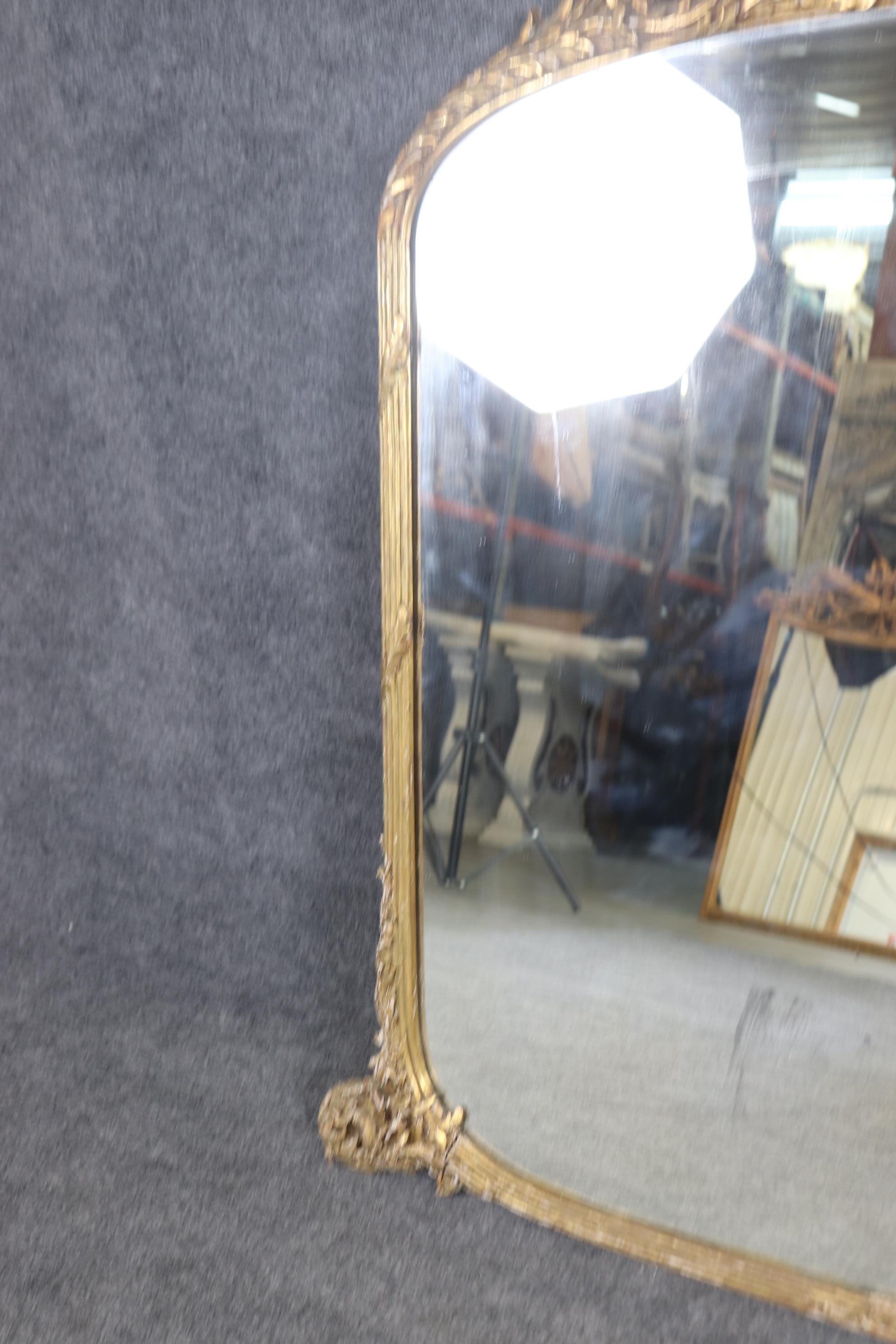 Superb Carved French Louis XV Giltwood Oil on Board Courtship Painted Scene For Sale 6