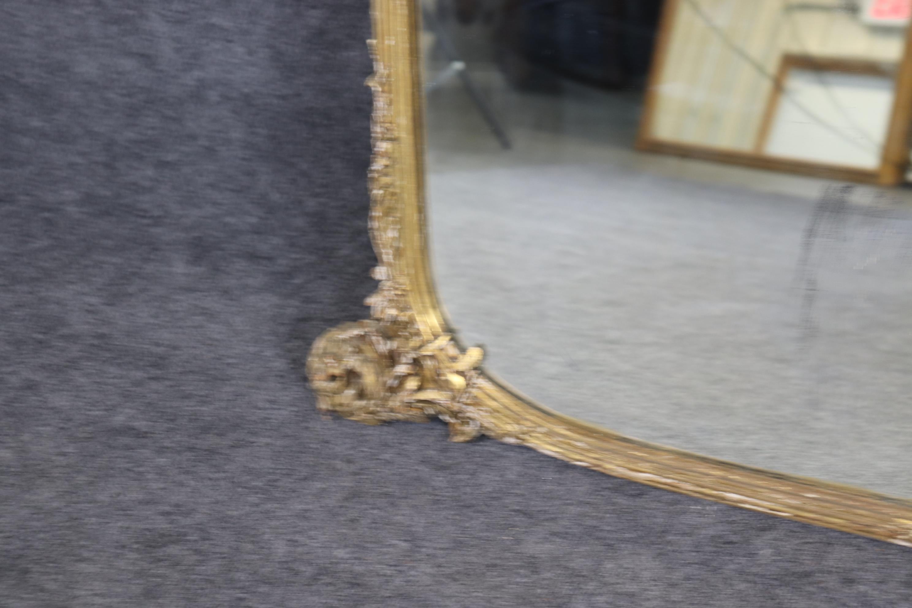 Superb Carved French Louis XV Giltwood Oil on Board Courtship Painted Scene For Sale 7