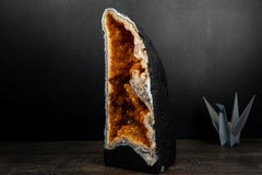 Superb Citrine Crystal Geode Cathedral