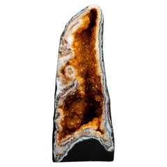 Superb Citrine Crystal Geode Cathedral