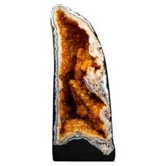 Superb Citrine Crystal Geode Cathedral