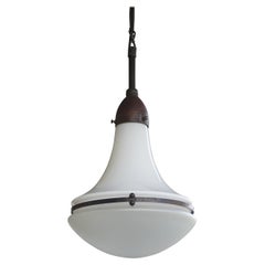Superb Condition Industrial Arts & Crafts Pendant Light by Peter Behrens, 1920