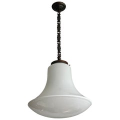 Superb Condition Industrial Arts 
Crafts Pendant Light Peter Behrens Style 1910