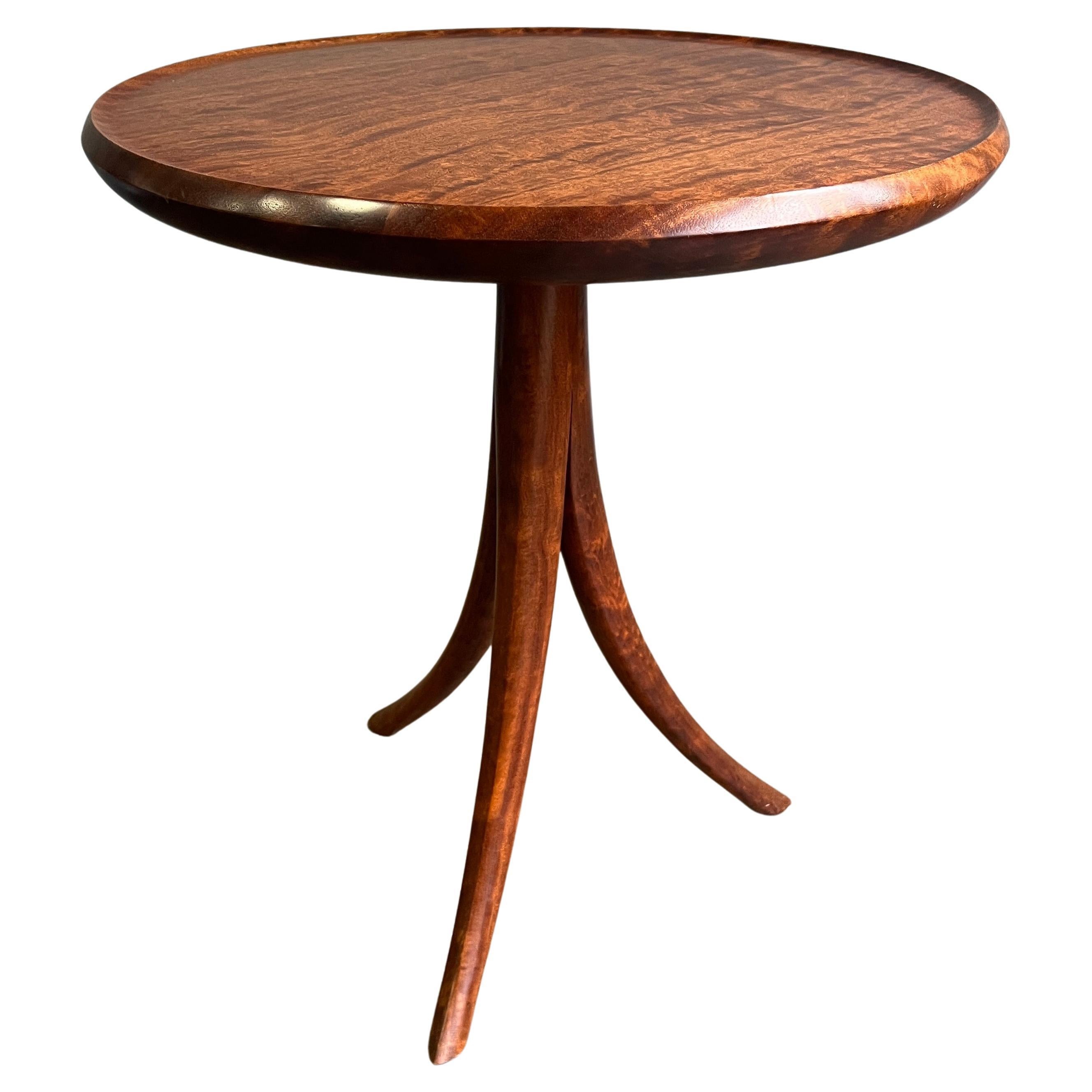 Américain Superbe table à vin tripode David N. Ebner Studio Craft en vente