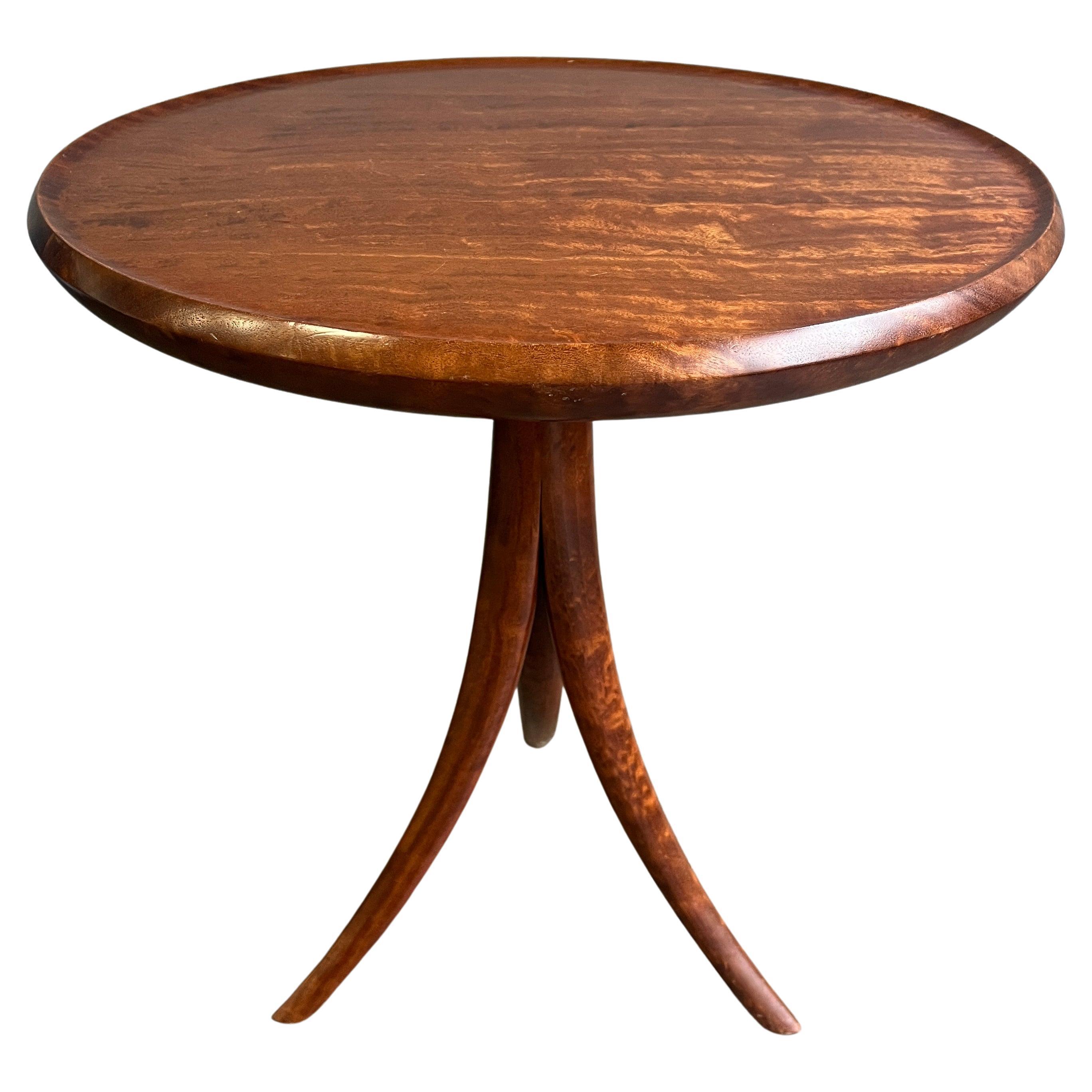 XXIe siècle et contemporain Superbe table à vin tripode David N. Ebner Studio Craft en vente