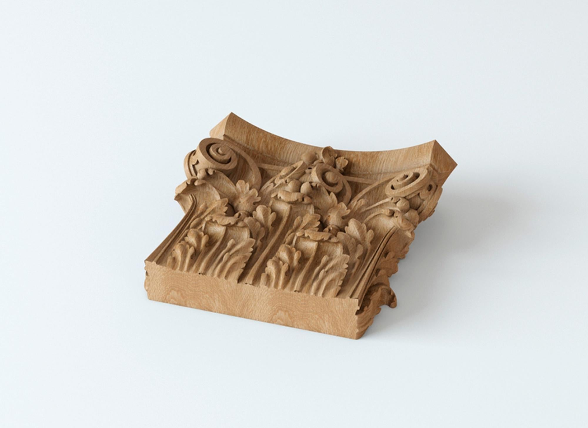 Victorian Superb Classic Style Decorative Column Capital for Walls, Doors, Furniture For Sale