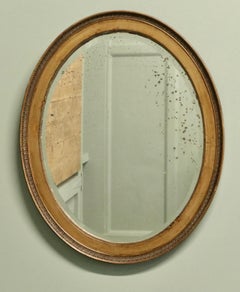 Superb Decorative Large Oval Gilt Wall Mirror